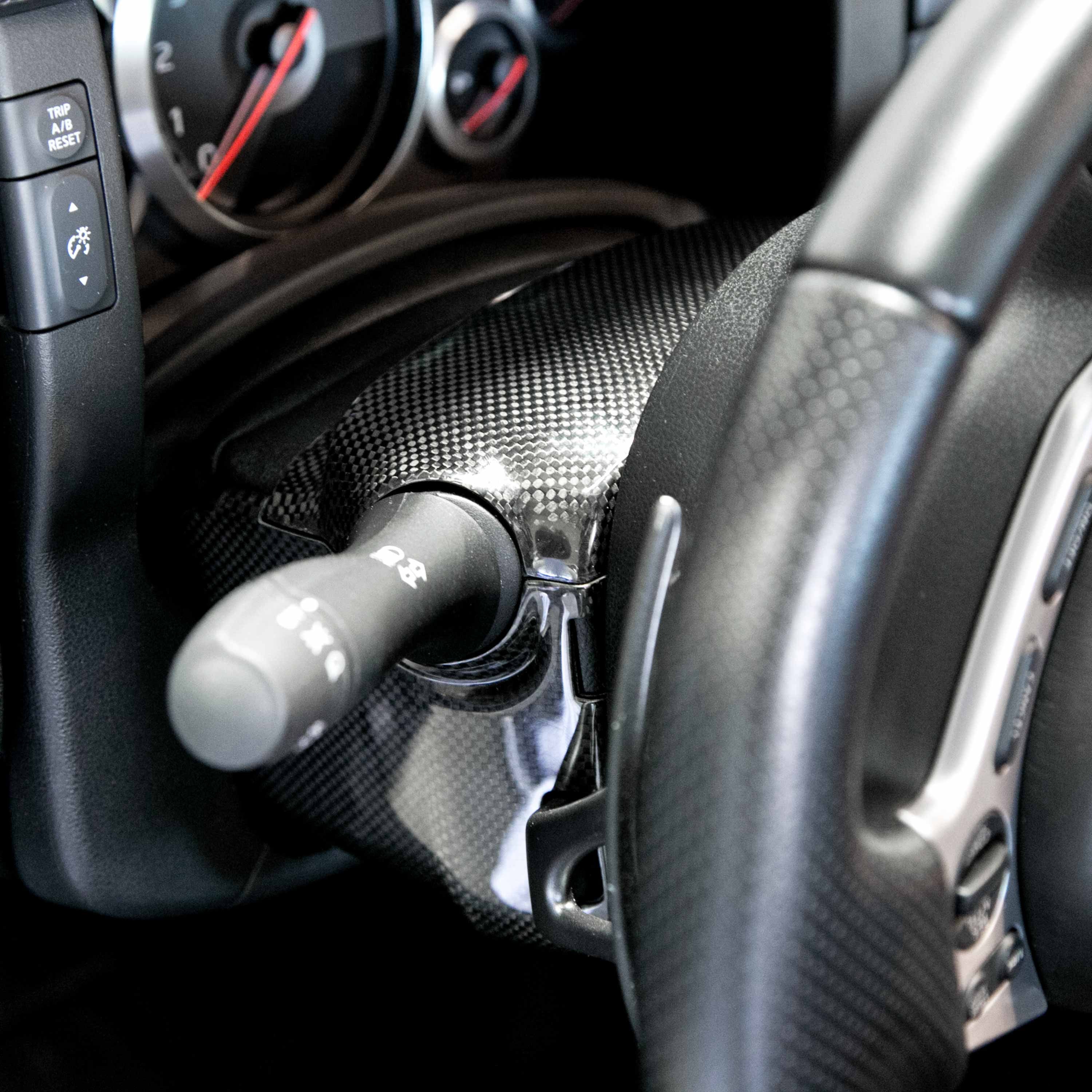 Seibon Carbon Fiber Steering Column Surround Trim - 2009-2016 Nissan GTR