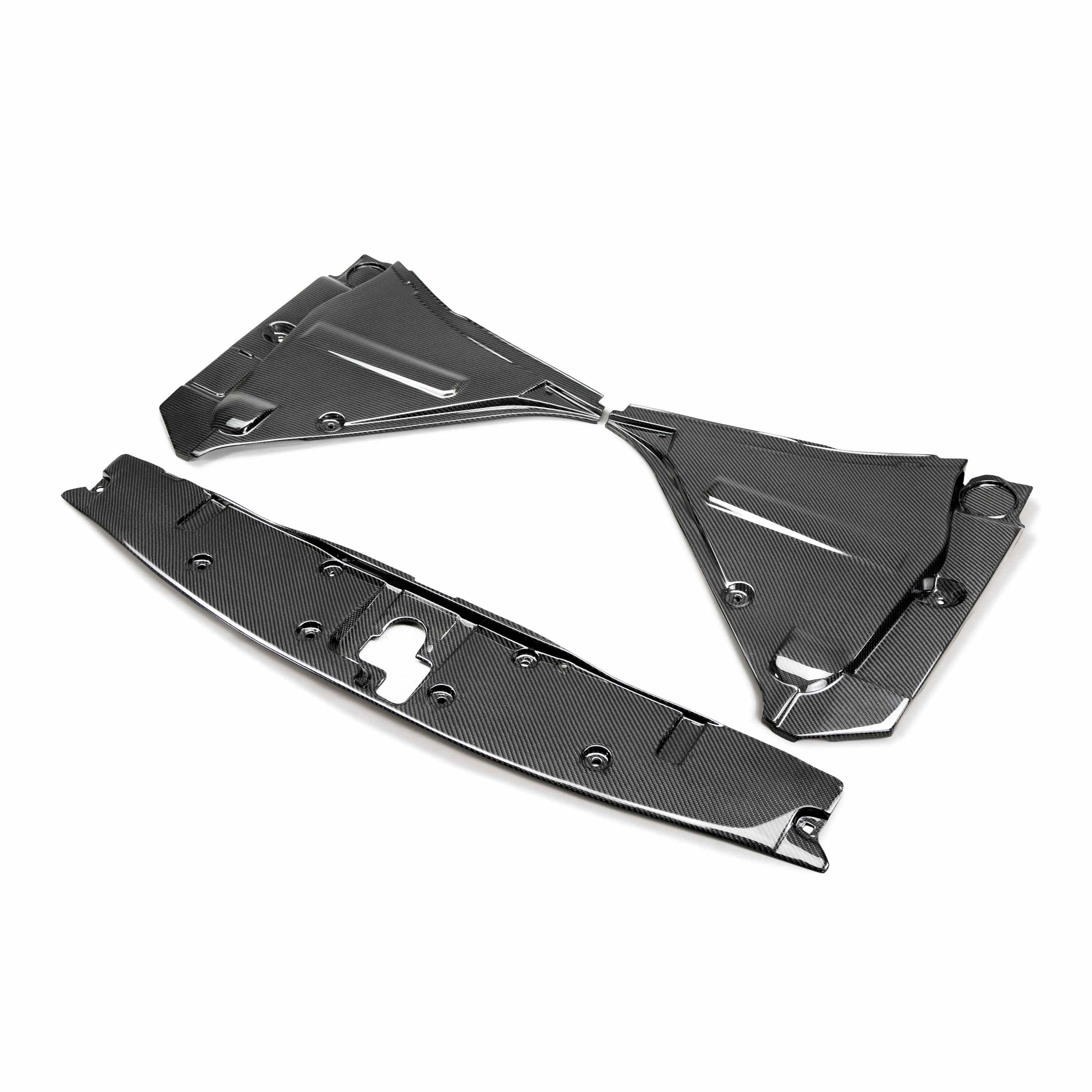 Seibon Carbon Fiber Cooling Panel Set - 2009-2022 Nissan GTR (3-Piece)