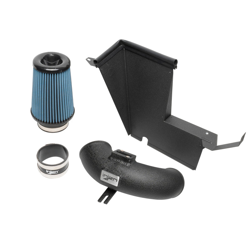 Injen Wrinkle Black Short Ram Air Intake System - 21-22 Toyota Supra