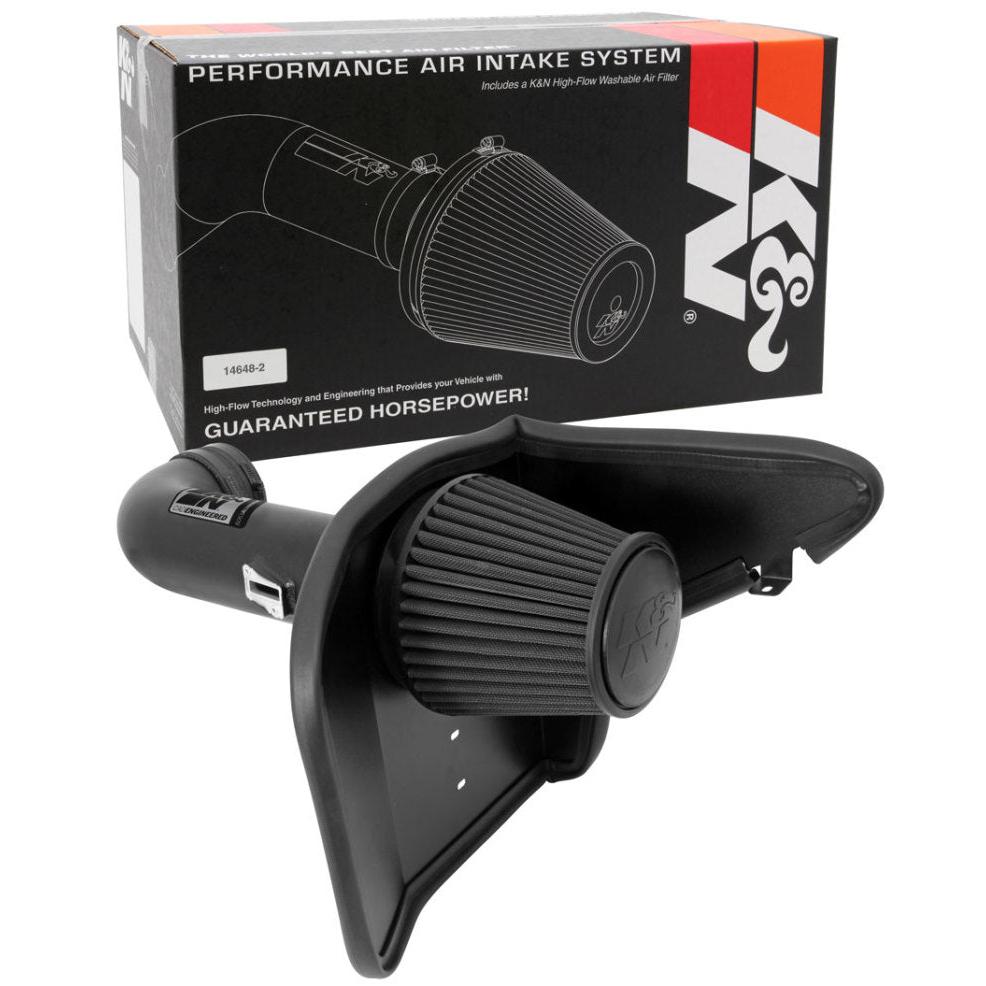 K&N 10-13 Chevy Camaro 6.2L V8 Black Performance Intake Kit