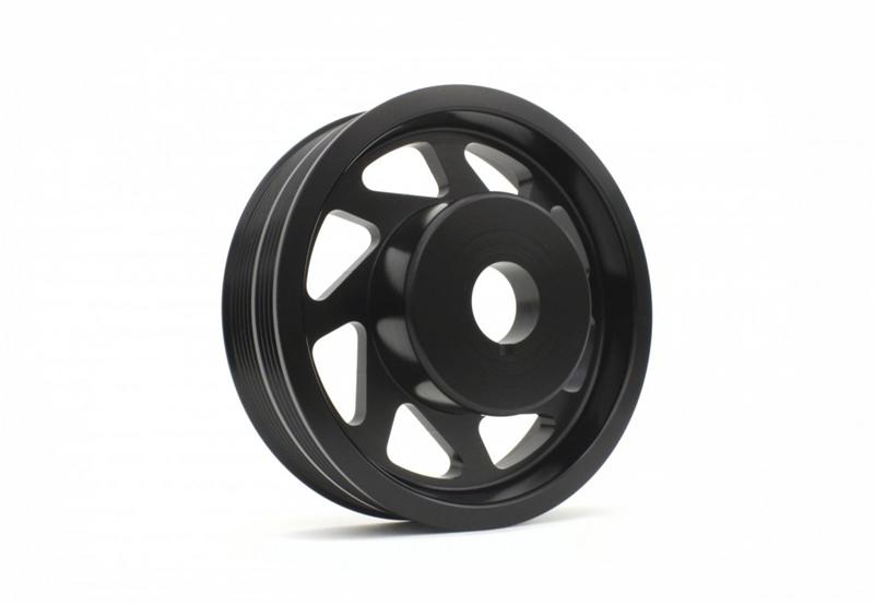 Perrin 93+ Impreza (WRX/STi) Crank Pulley - Black (w/AC)