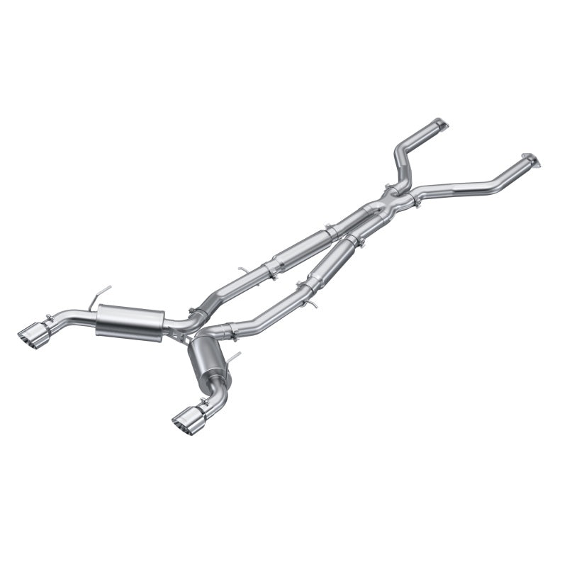 MBRP 16-22 Infiniti Q50 3.0L RWD/AWD 3in Cat-Back Dual Split Rear Street Version T304 - T1 Motorsports