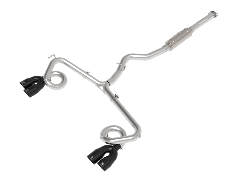 aFe Subaru WRX/STi 15-21 H4-2.0/2.5L Takeda 3in to 2-1/2in Stainless Cat-Back Exhst w/ Black Tip