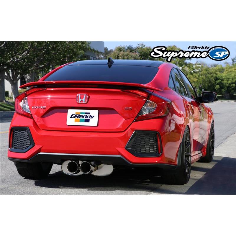 GReddy 2017+ Honda Civic SI Sedan Supreme SP Exhaust - T1 Motorsports