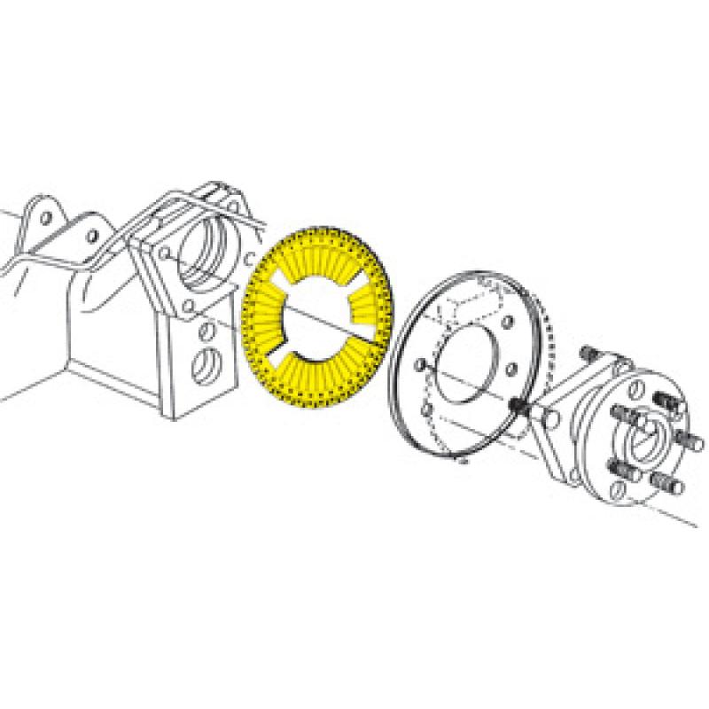 SPC Performance EZ Shim Dual Angle Camber/Toe Shim (Yellow) - T1 Motorsports
