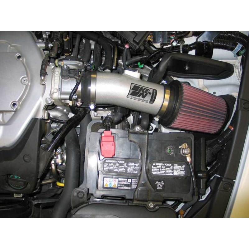 K&N 08 Honda Accord 3.5L-V6 Silver Typhoon Short Ram Intake