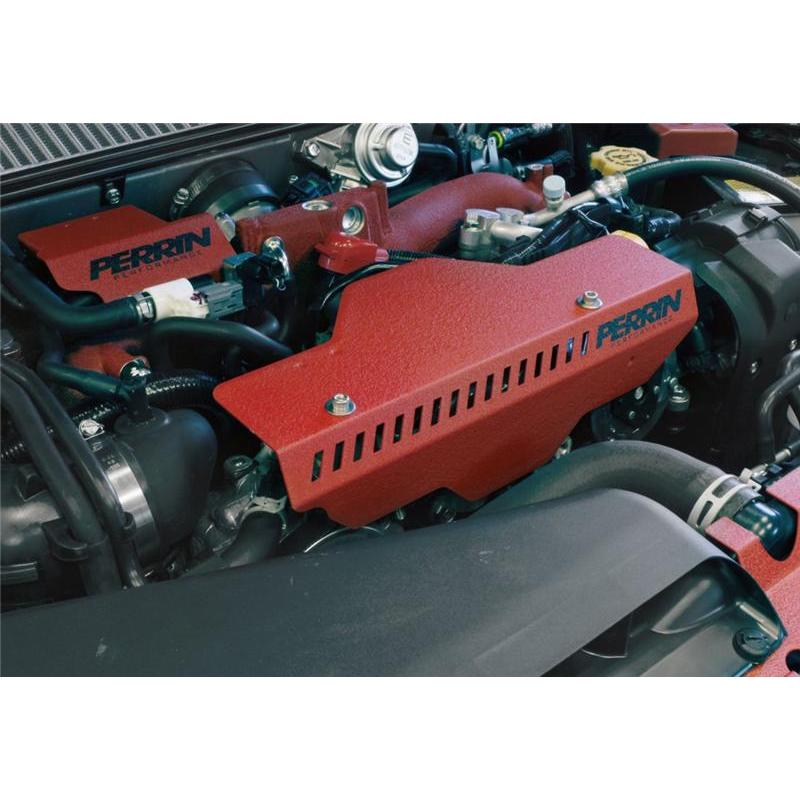 Perrin Subaru Red Pulley Cover