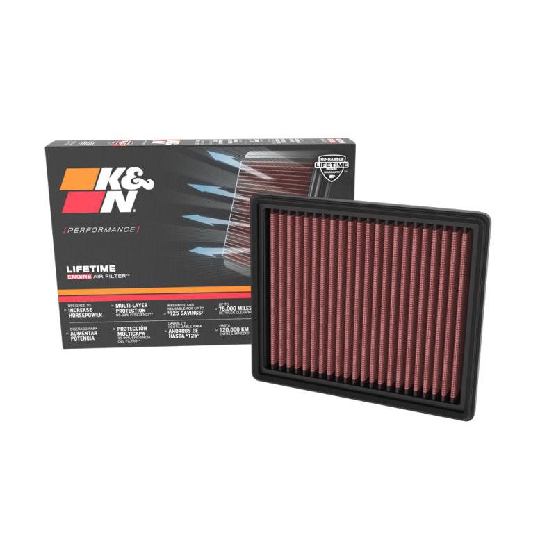 K&N 2020 Ford Escape Hybrid L4-2.5L Replacement Air Filter