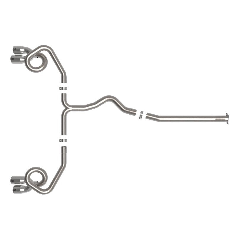 aFe POWER Takeda 3in to 2-1/2in 304 SS Cat-Back Exhaust w/ Polished Tips 22-23 Subaru WRX H4-2.4L(t) - T1 Motorsports