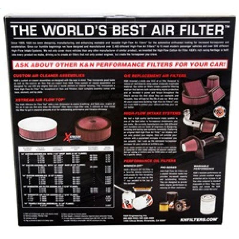 K&N Replacement Air Filter GM CARS & TRUCKS, V8, 1966-84