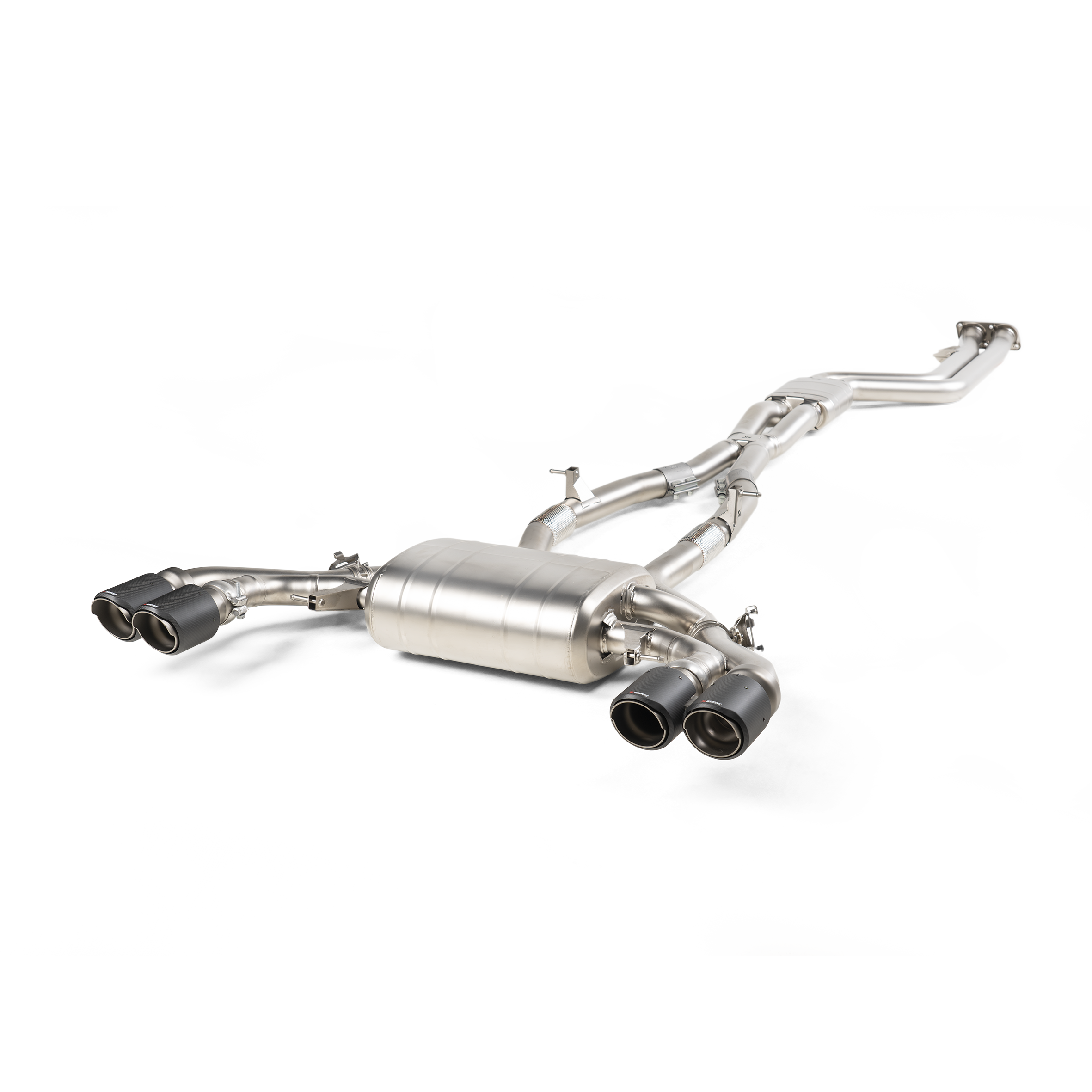 Akrapovič Slip-On Line Exhaust (Titanium) - 2020-2024 BMW X3M/X4M Competition (F97)