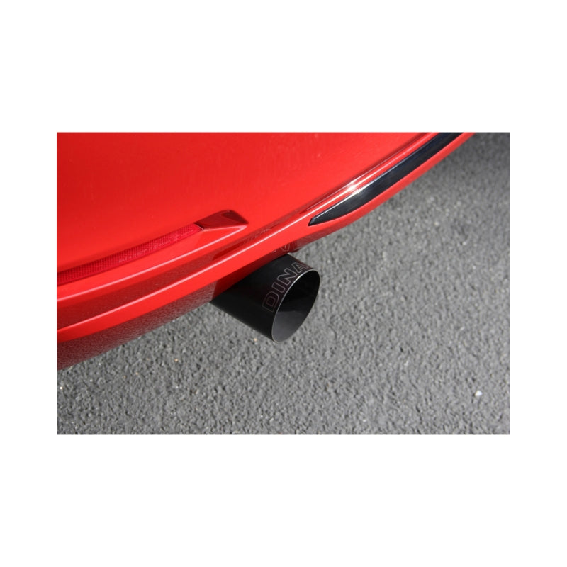 Dinan 14-16 BMW 435i (F33/F36) Free Flow Axleback Exhaust System - Black Tips