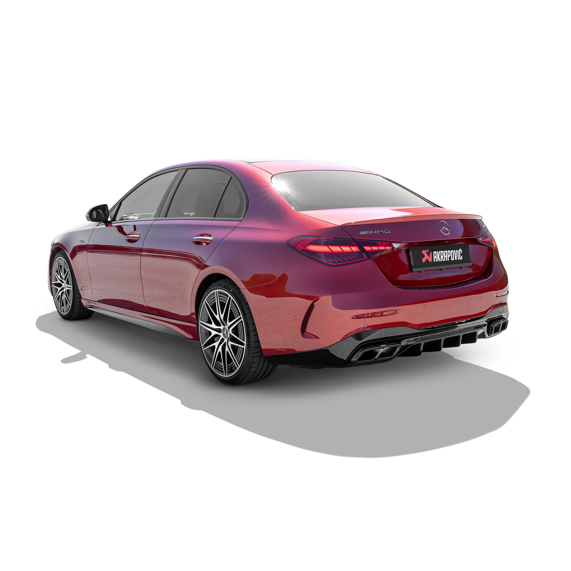 Akrapovič Slip-On Line Exhaust (Titanium) - 2025+ Mercedes-Benz C63S E Performance AMG (W206) - T1 Motorsports
