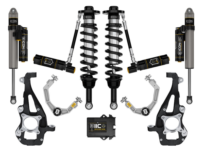 ICON 21-24 Ford F150 4WD 3.5-4.5in Stage 5 Suspension System - Billet UCA