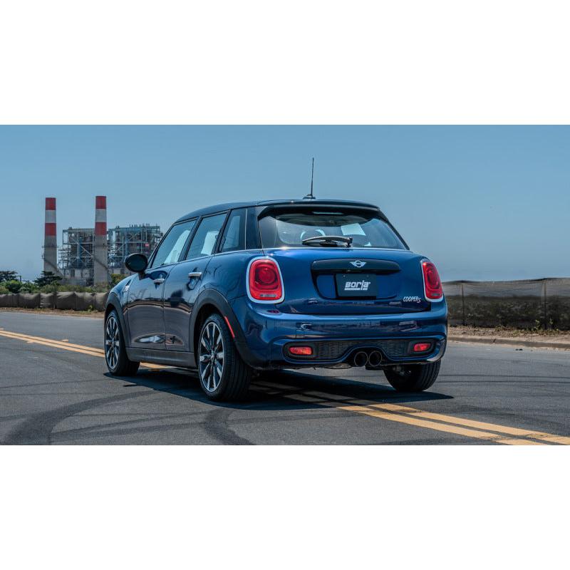 Borla S-Type Axle-Back Exhaust System - Carbon Fiber - 2014-2024 Mini Cooper S (F55)