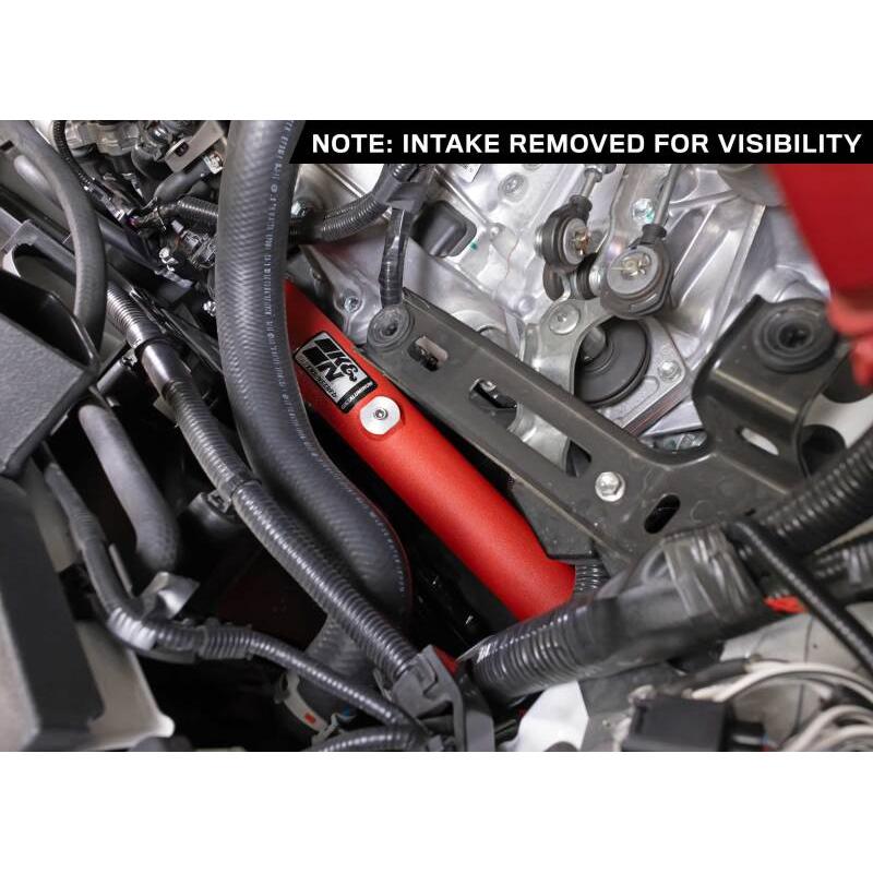 K&N 23-24 Toyota GR Corolla L3 1.6L Charge Pipe Kit - Wrinkle Red