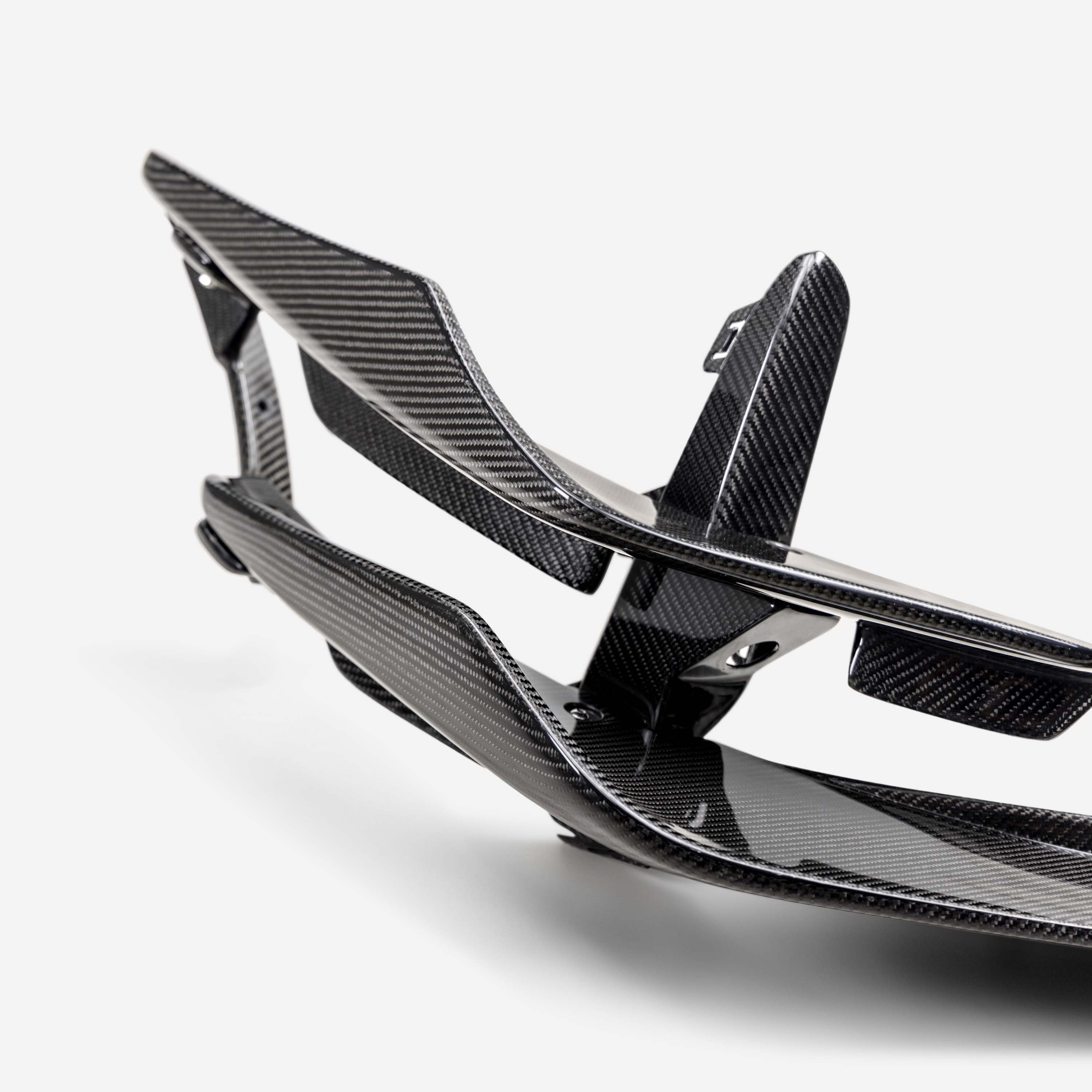 Seibon Carbon Fiber Front Bumper Canards - 2023-2025 Honda Civic Type R