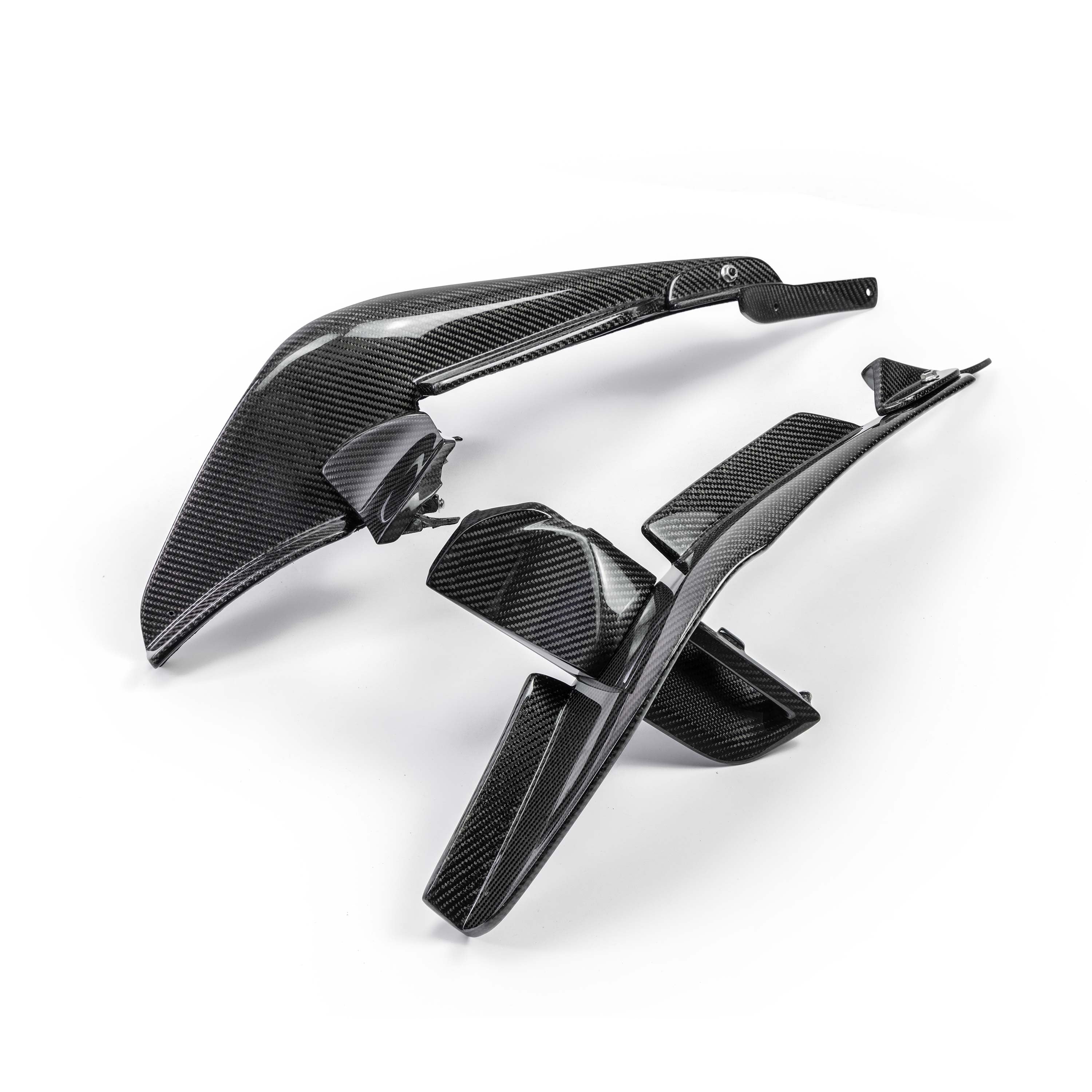 Seibon Carbon Fiber Front Bumper Canards - 2023-2024 Toyota GR Corolla