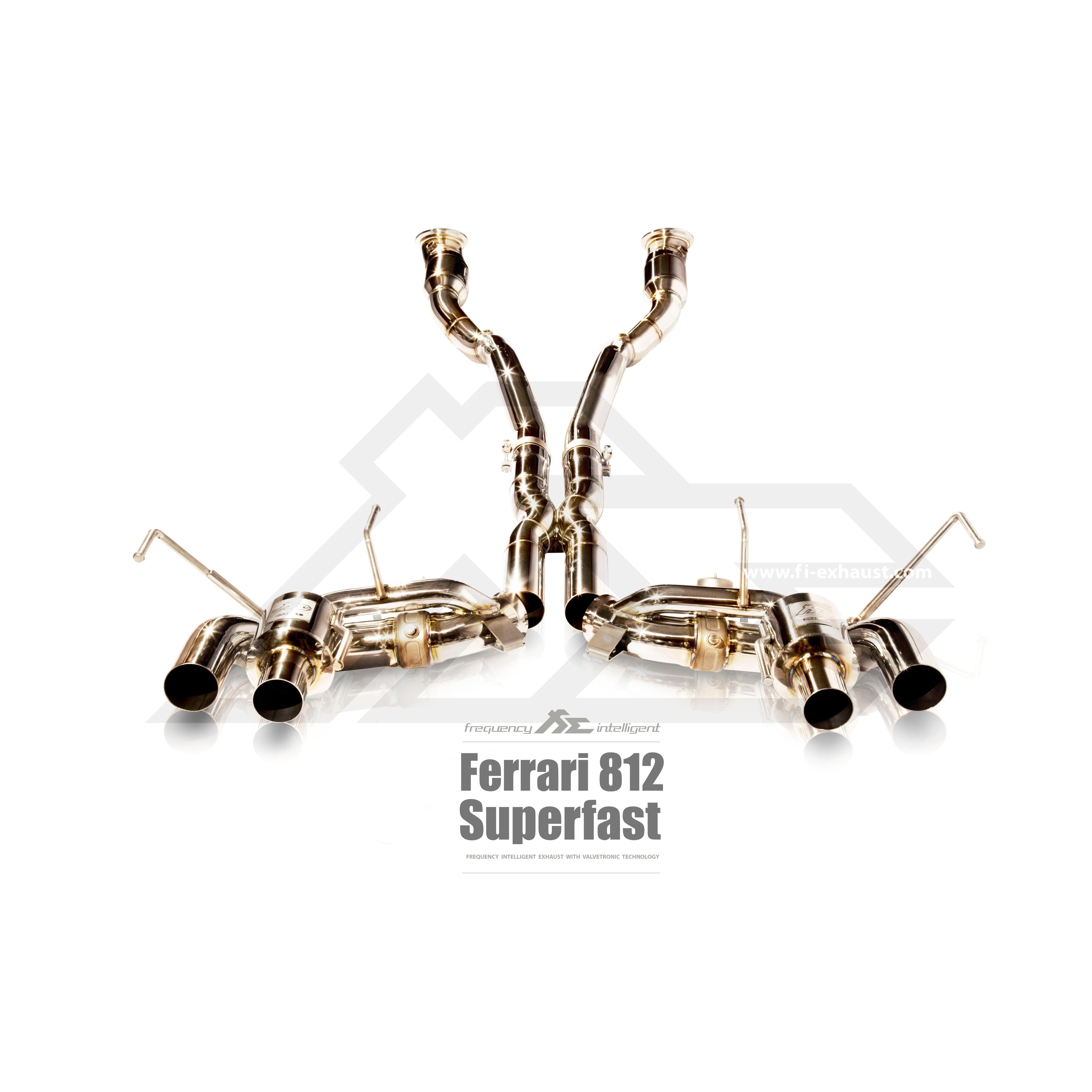Fi Exhaust Full Exhaust System for 2018-2023 Ferrari 812 Superfast/GTS