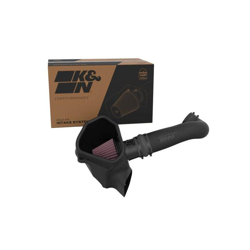 K&N 22-24 Cadillac CT5 6.2L V8 Performance Air Intake System