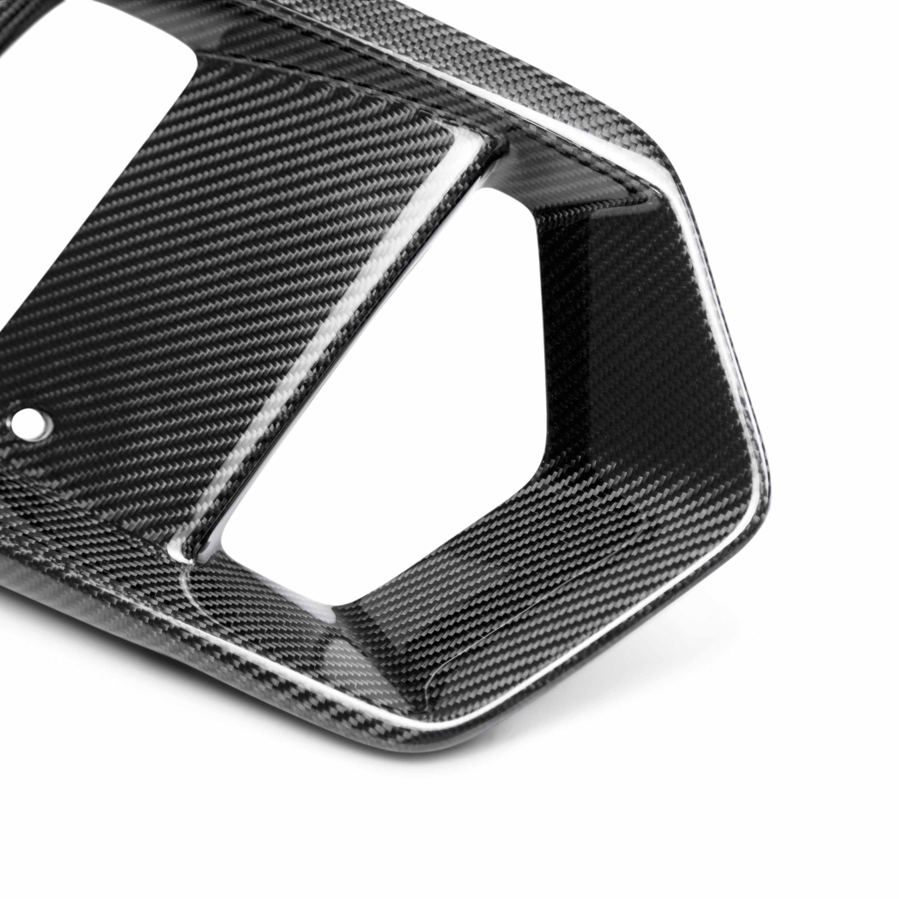 Seibon Carbon Fiber Fog Light Surround - 2016-2018 Ford Focus RS