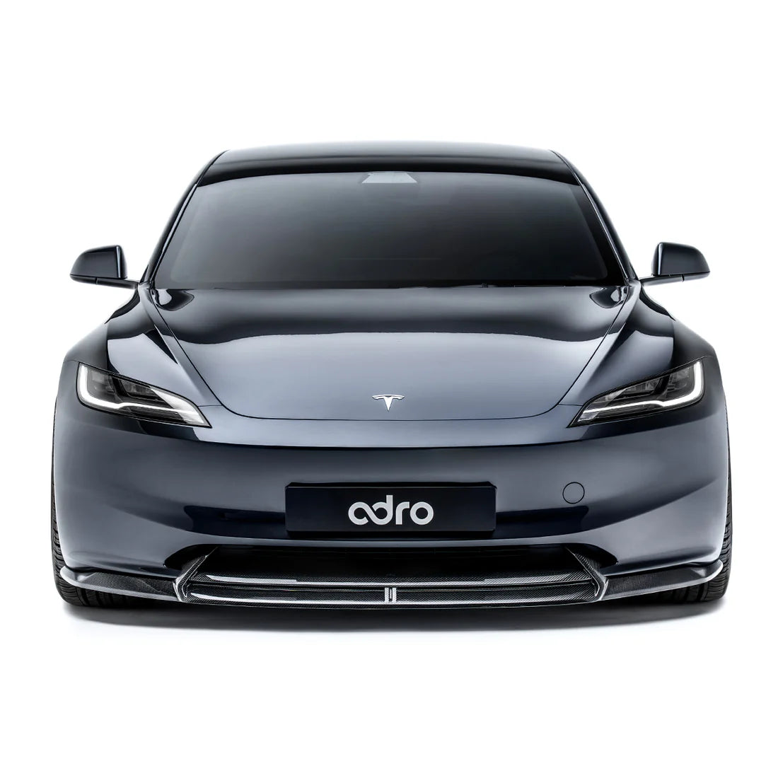 ADRO Tesla Model 3 Highland Carbon Fiber Front Lip