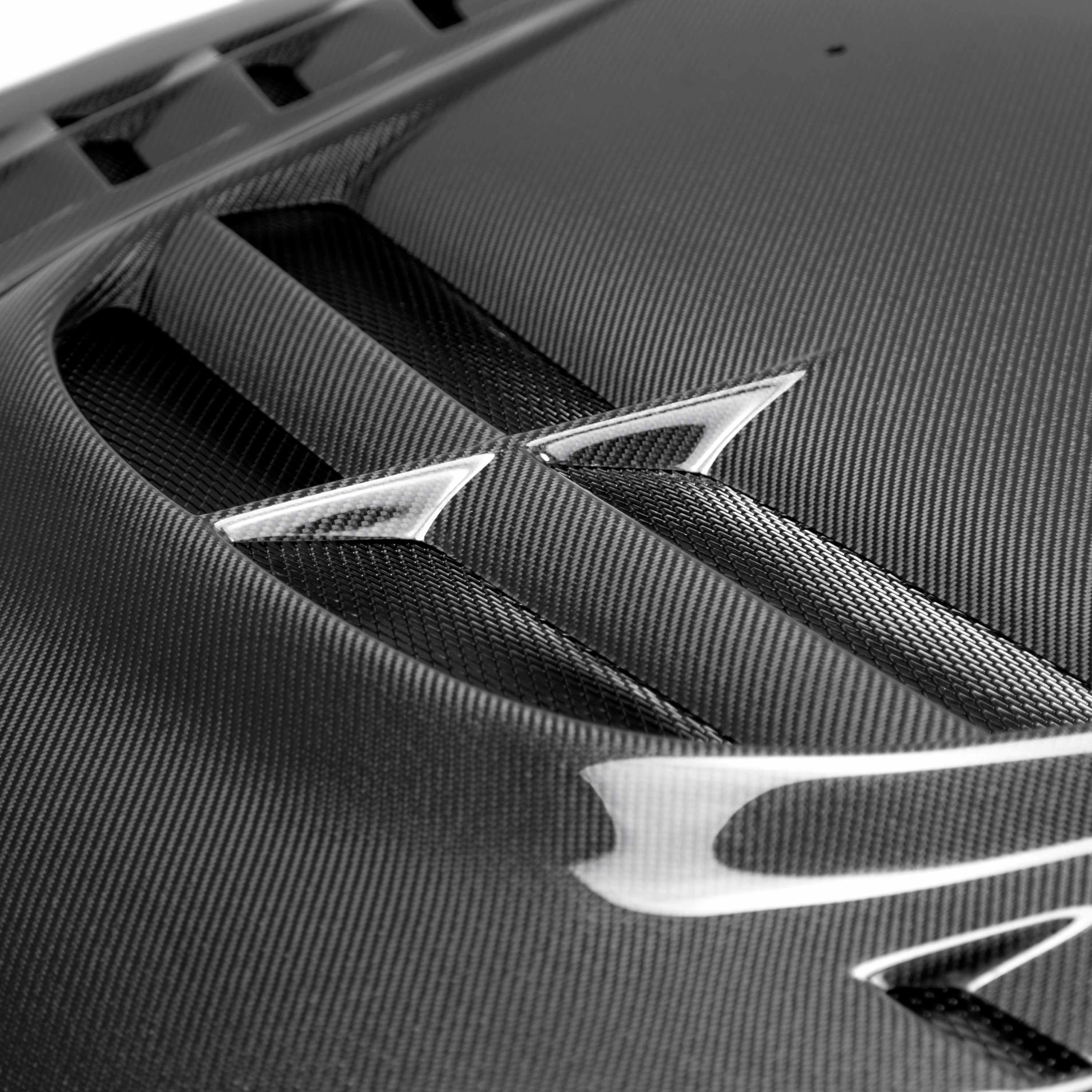 Seibon CWII-Style Carbon Fiber Hood - 2003-2006 Mitsubishi Lancer EVO