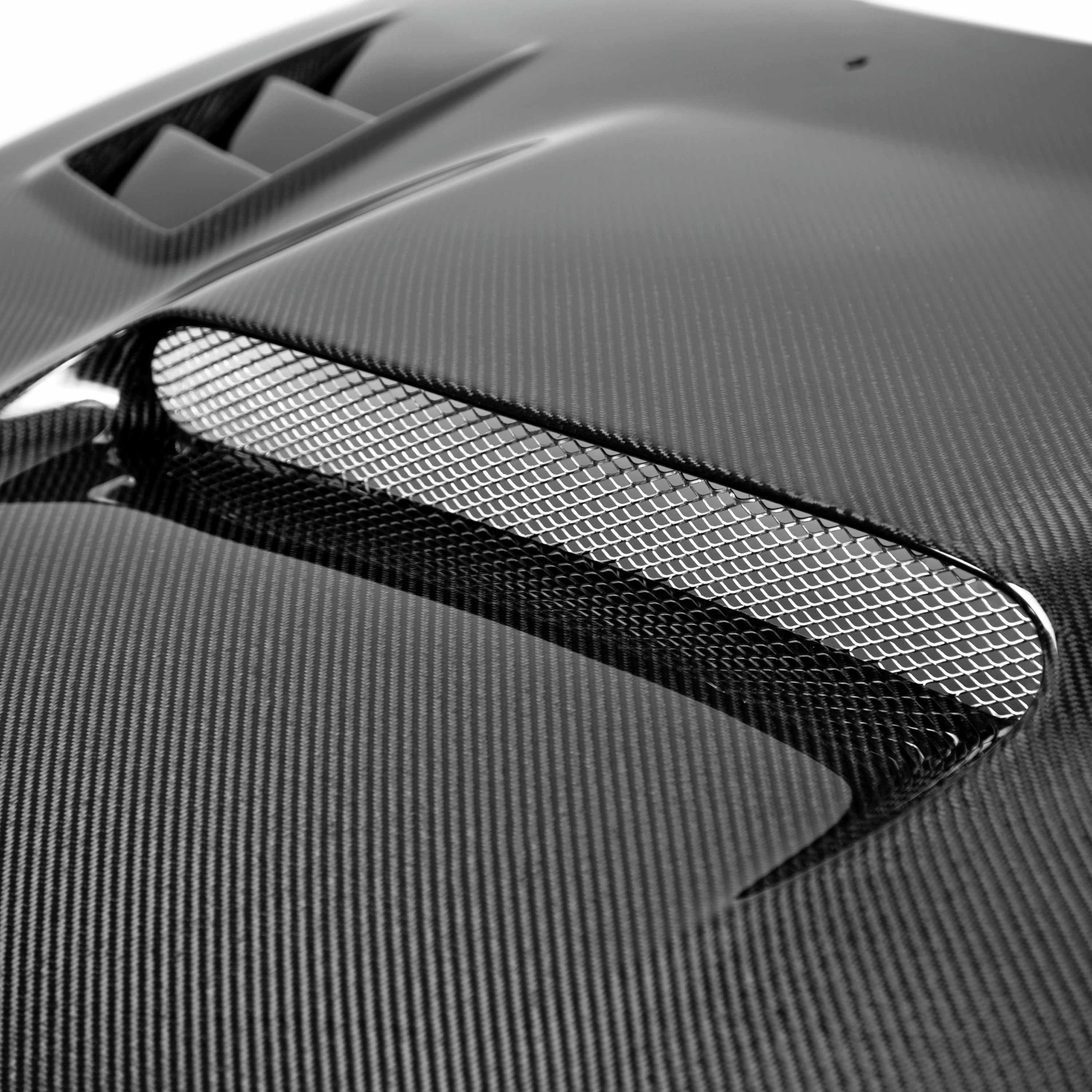 Seibon STI-Style Carbon Fiber Front Grille - 2008-2014 Subaru WRX/STI