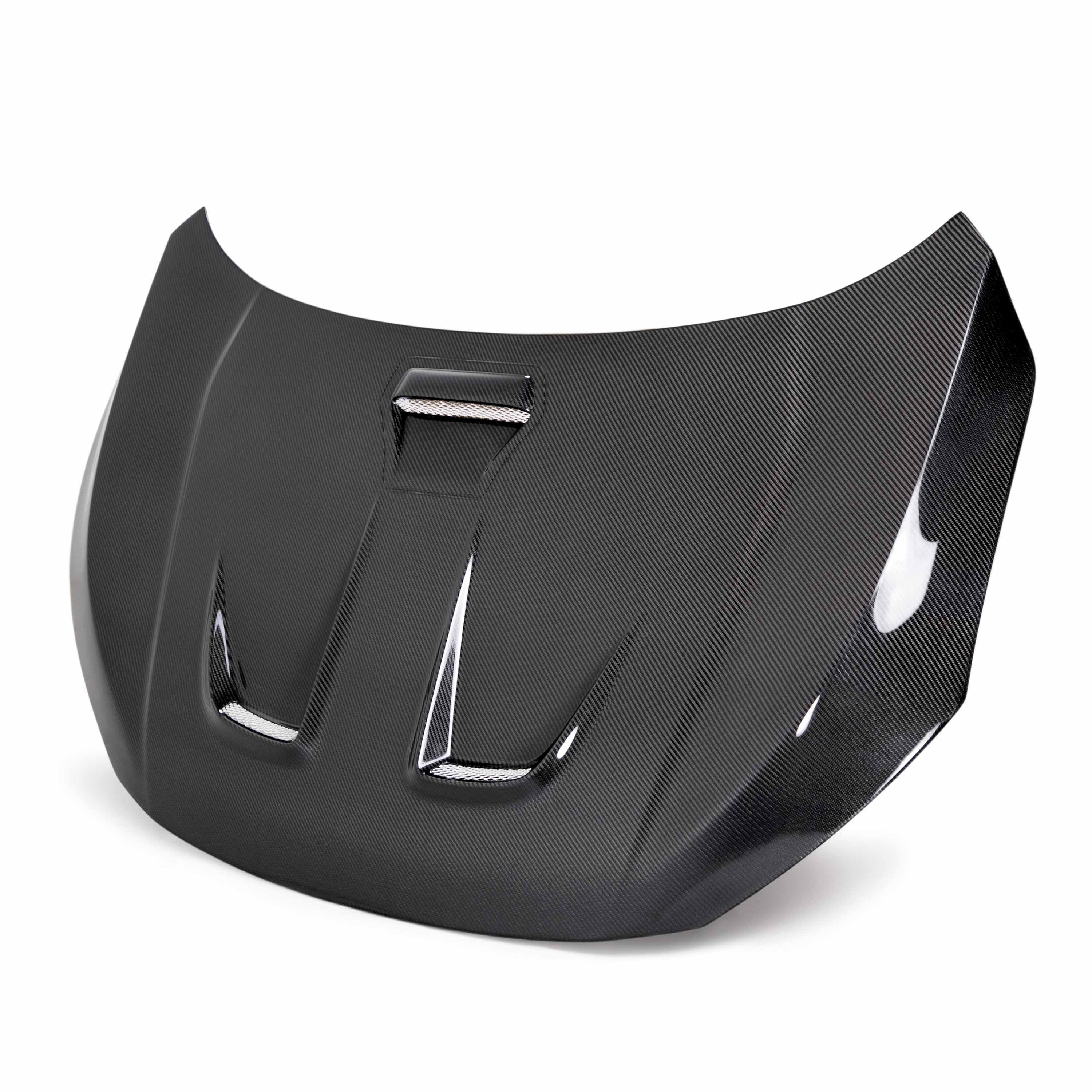 Seibon MR-Style Carbon Fiber Hood - 2016-2021 Honda Civic 2DR/4DR