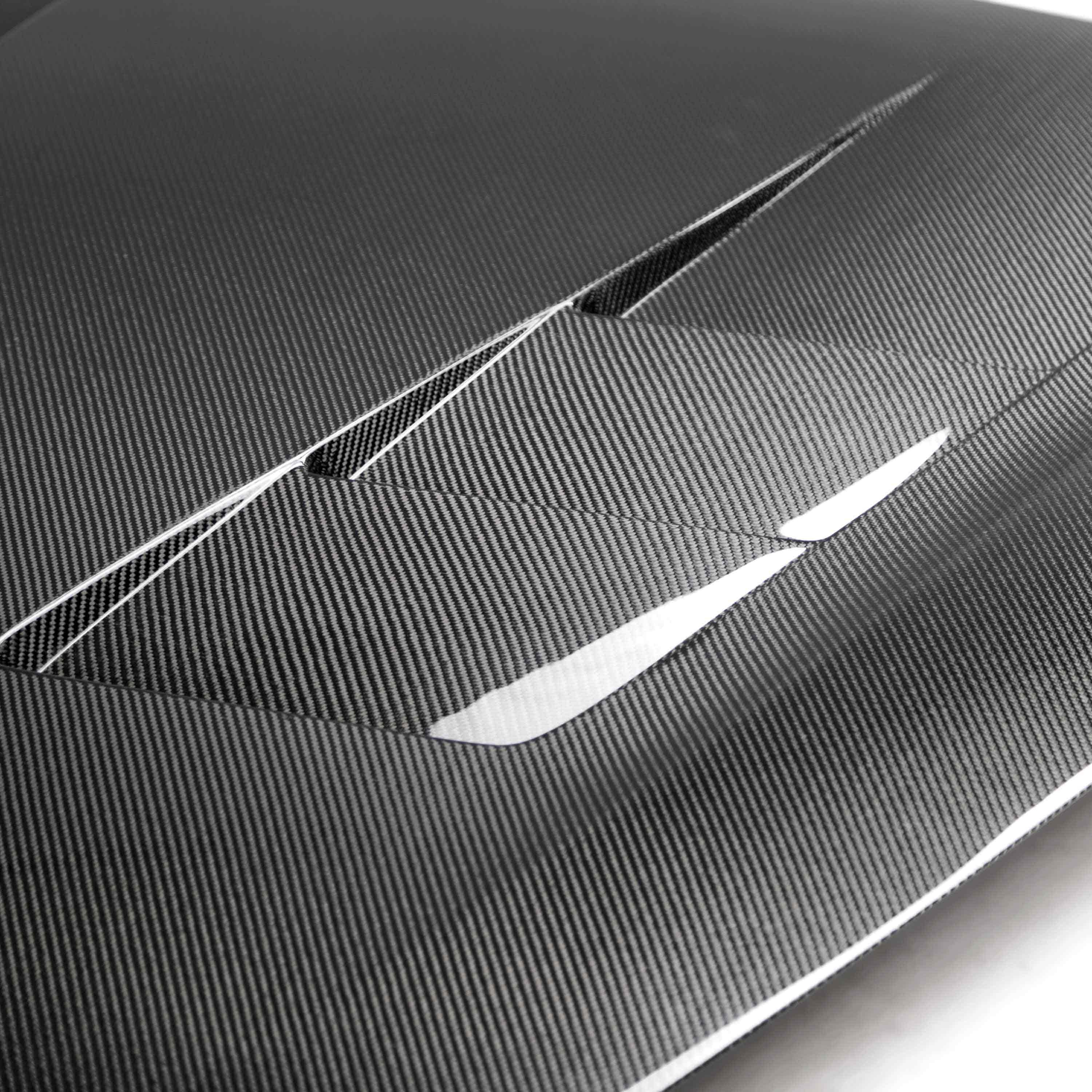 Seibon TS-Style Carbon Fiber Hood - 2018-2023 Kia Stinger