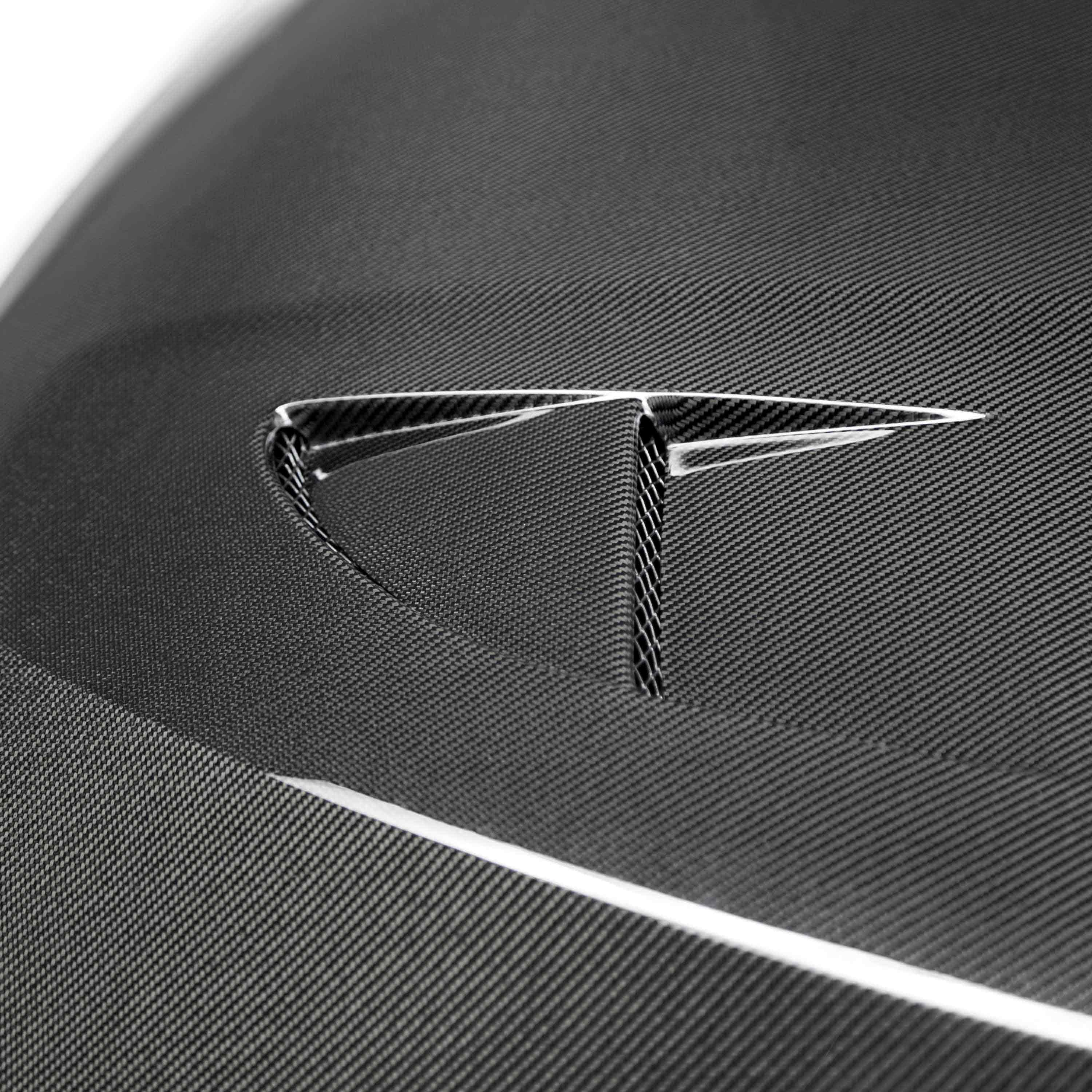 Seibon TS-Style Carbon Fiber Hood - 2019-2022 Hyundai Veloster