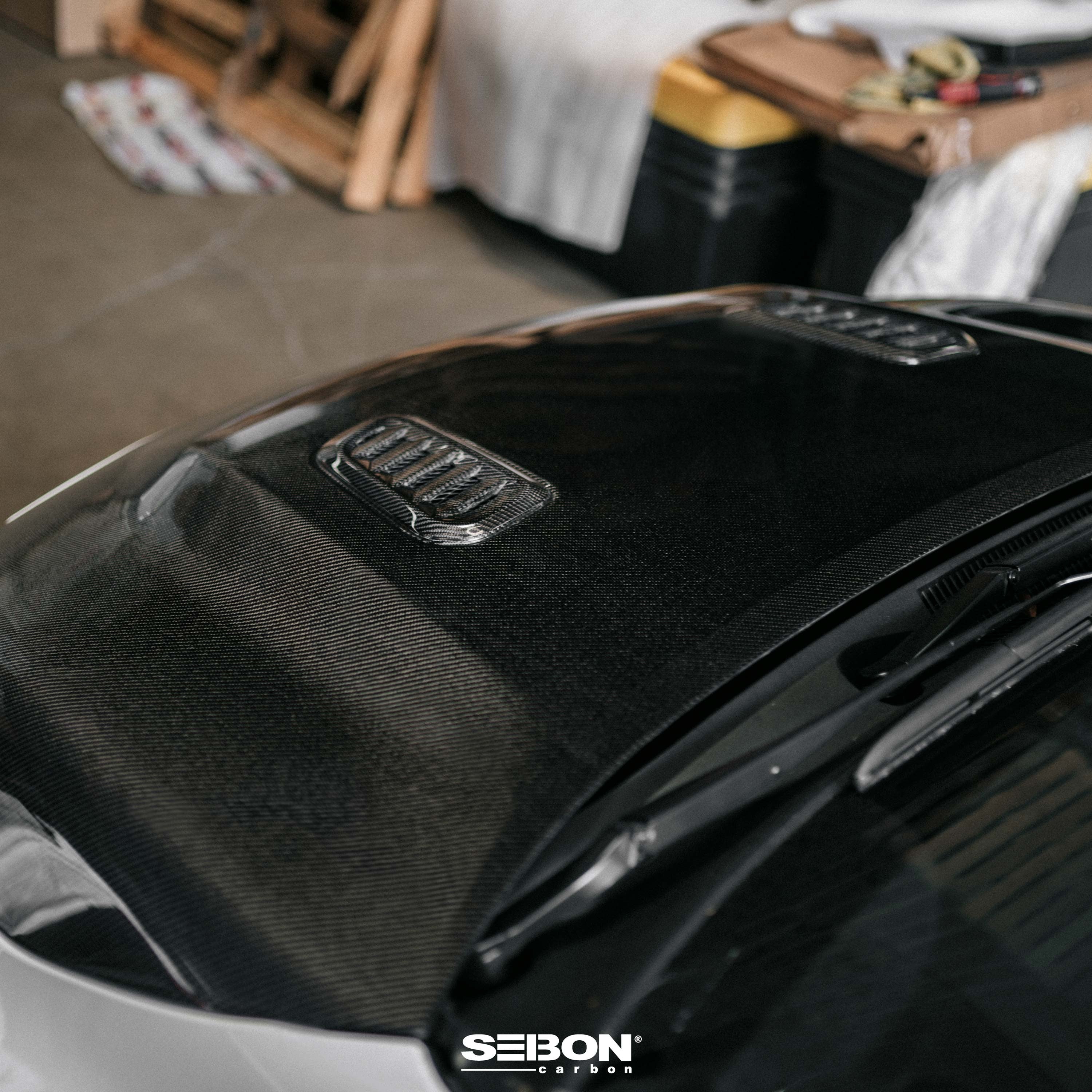 Seibon OEM-Style Double-Sided Carbon Fiber Hood - 2023-2026 Toyota GR Corolla