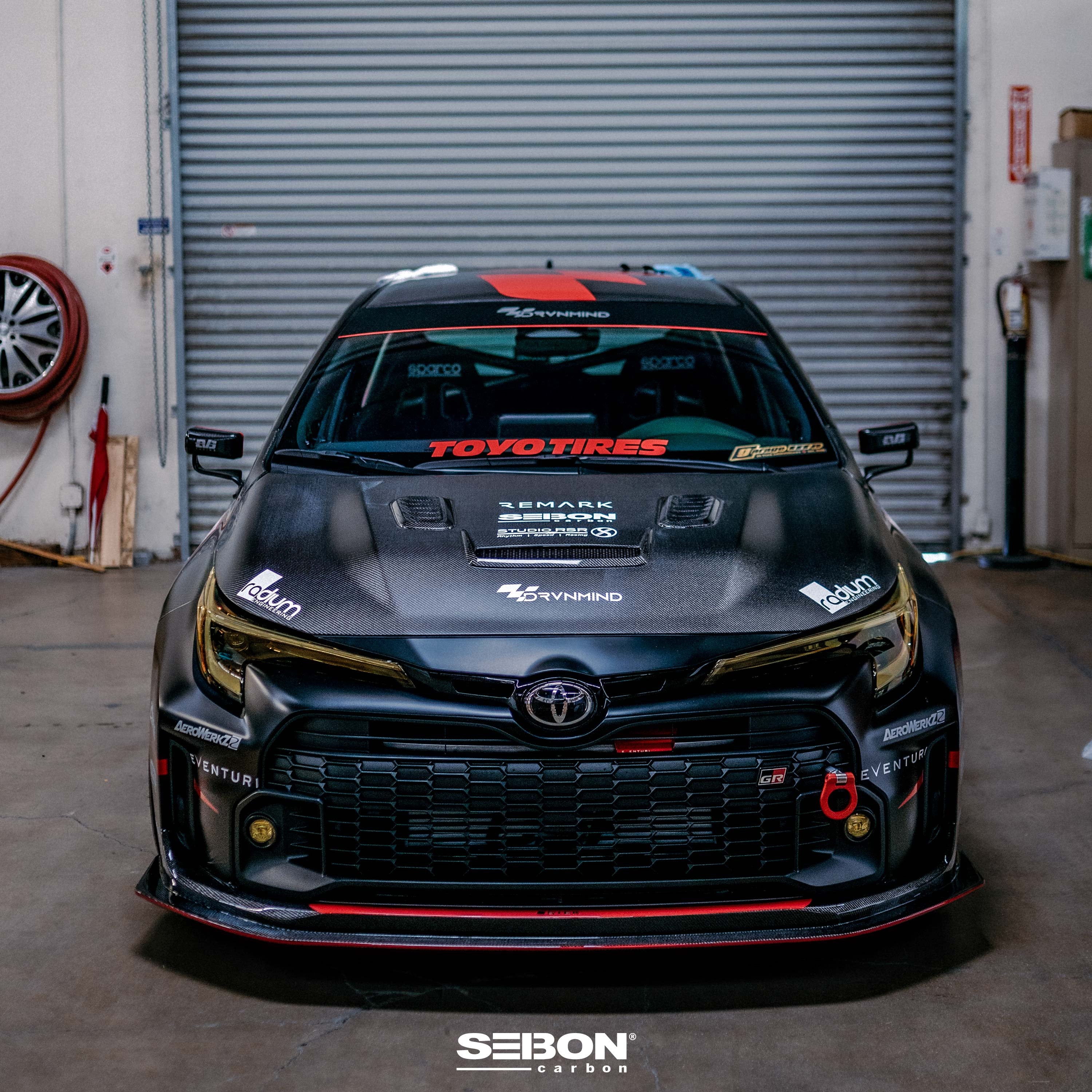 Seibon VS-Style Double-Sided Carbon Fiber Hood - 2023-2026 Toyota GR Corolla