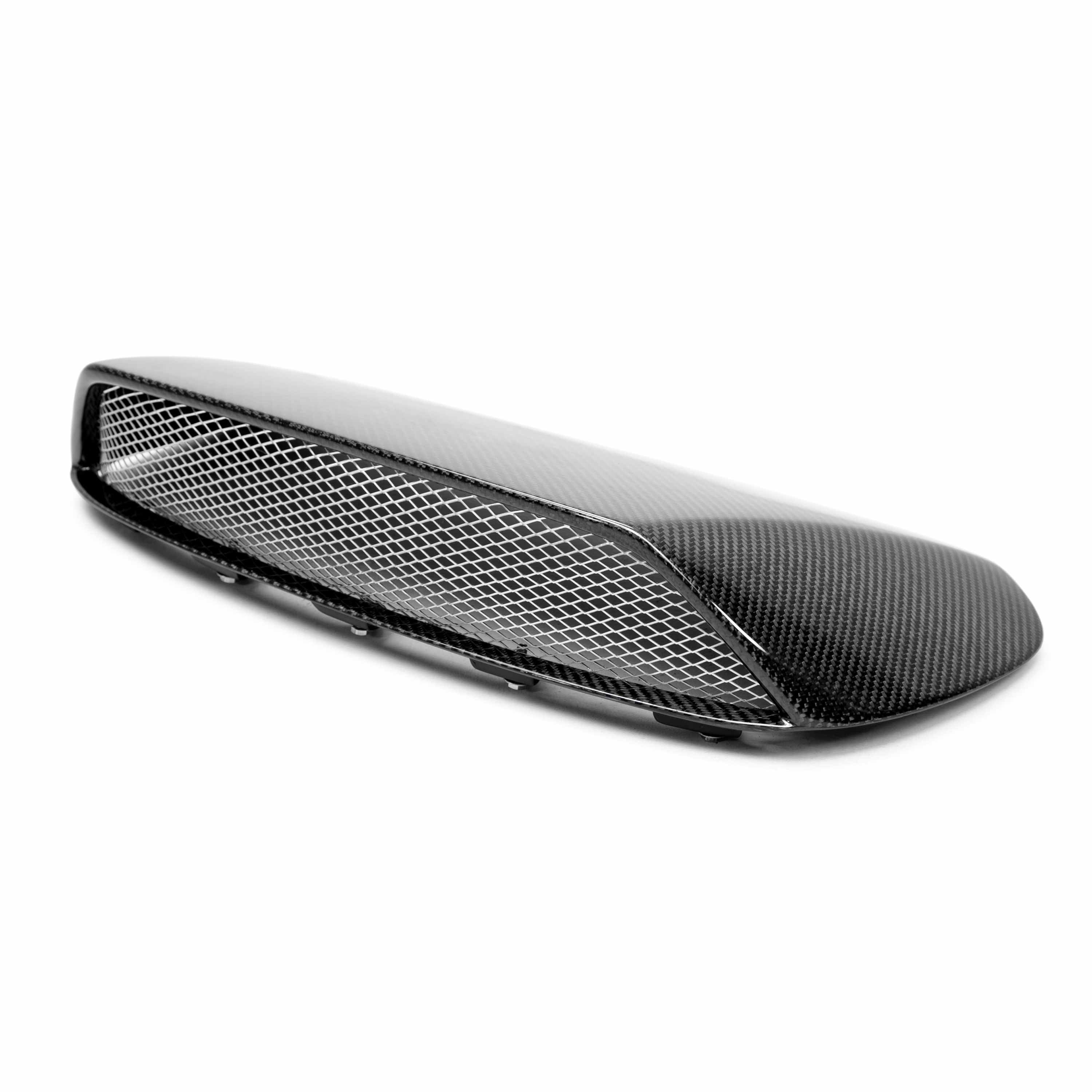Seibon STI-Style Carbon Fiber Hood Scoop - 2008-2014 Subaru WRX/STI