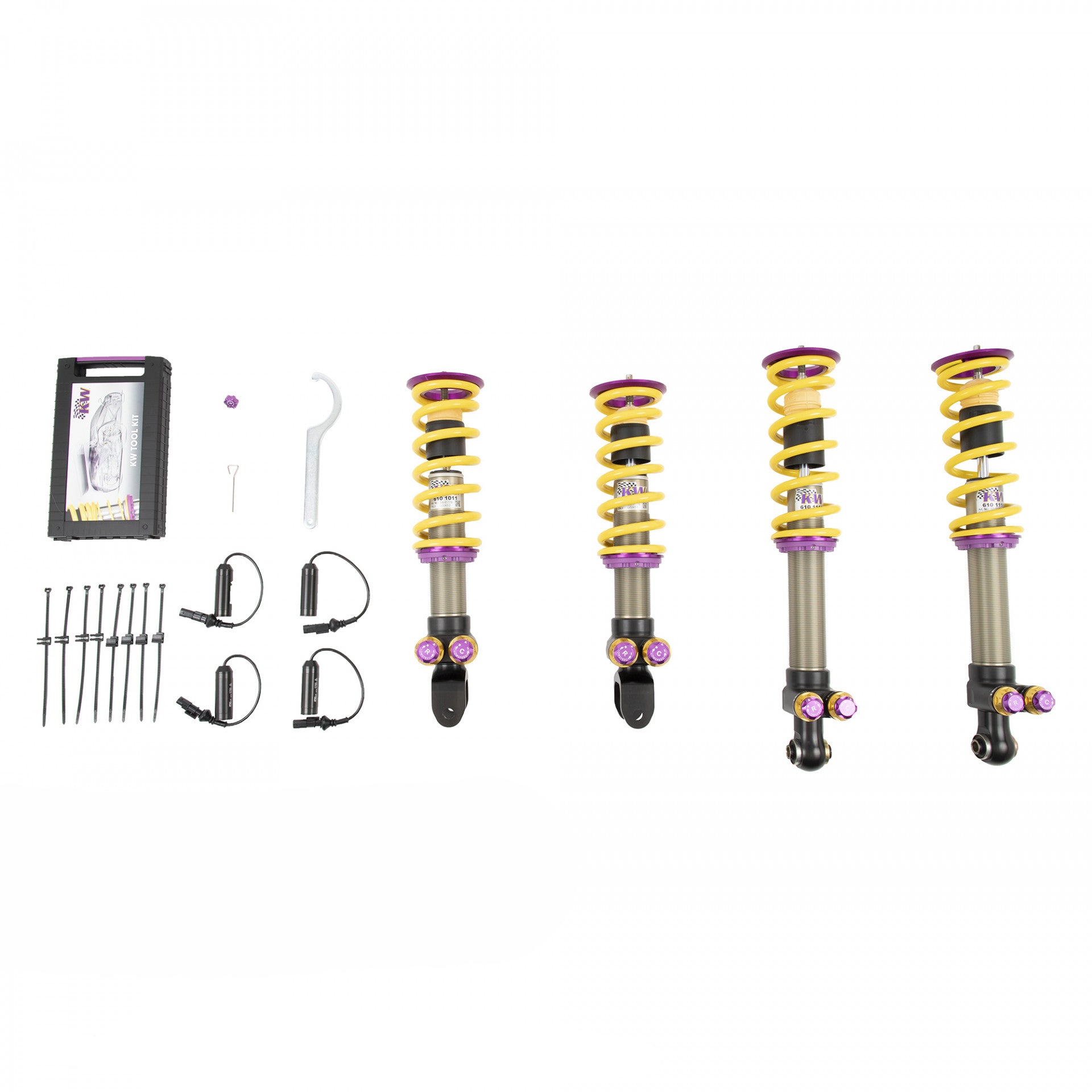 KW V5 Coilover Kit - 11-22 Lamborghini Aventador (w/ Electronic Dampers) (Excl. SVJ & Ultimae) - T1 Motorsports