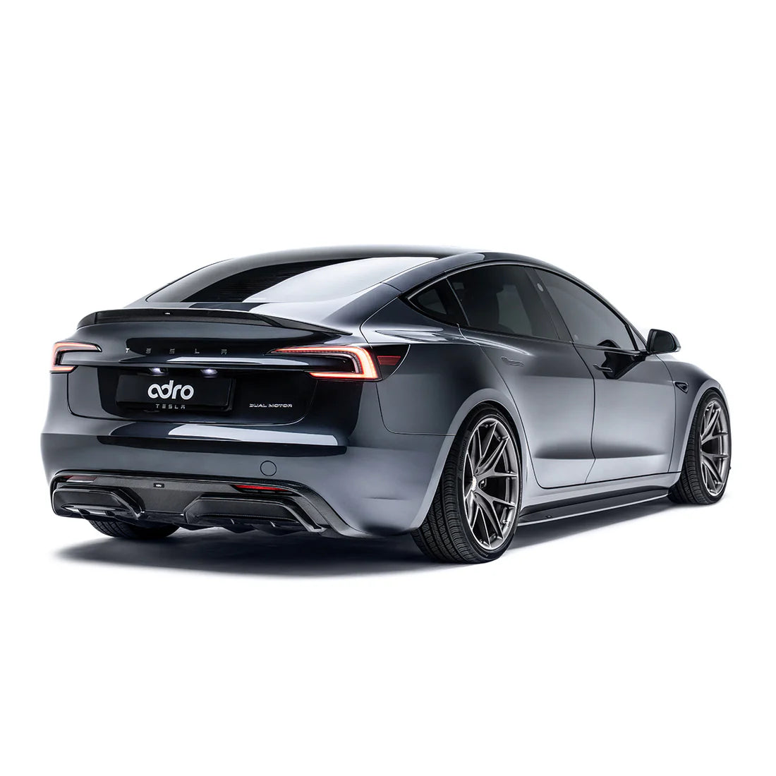 ADRO Tesla Model 3 Highland Carbon Fiber Rear Diffuser