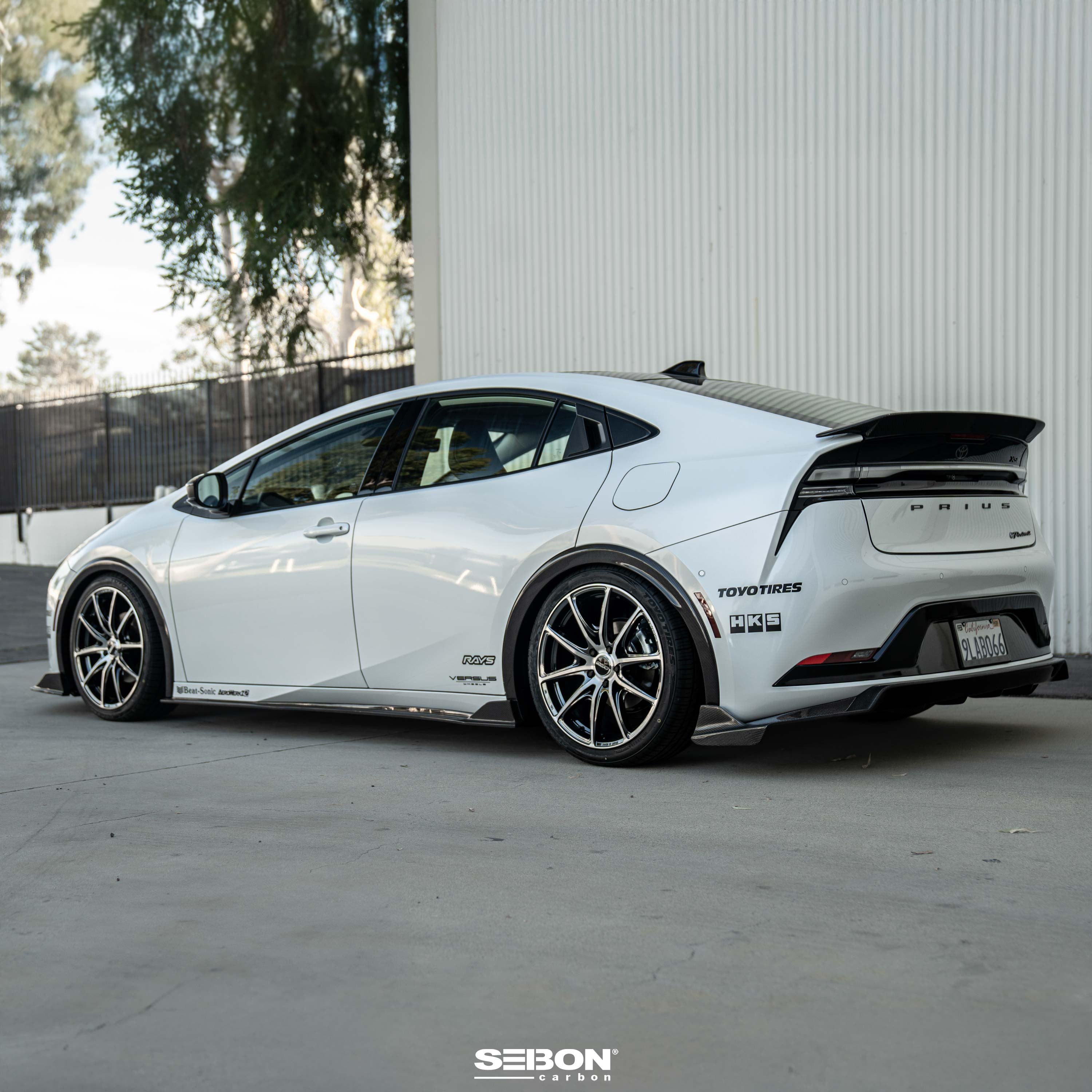 Seibon MB-Style Carbon Fiber Rear Spoiler - 2023-2025 Toyota Prius/Prius Prime