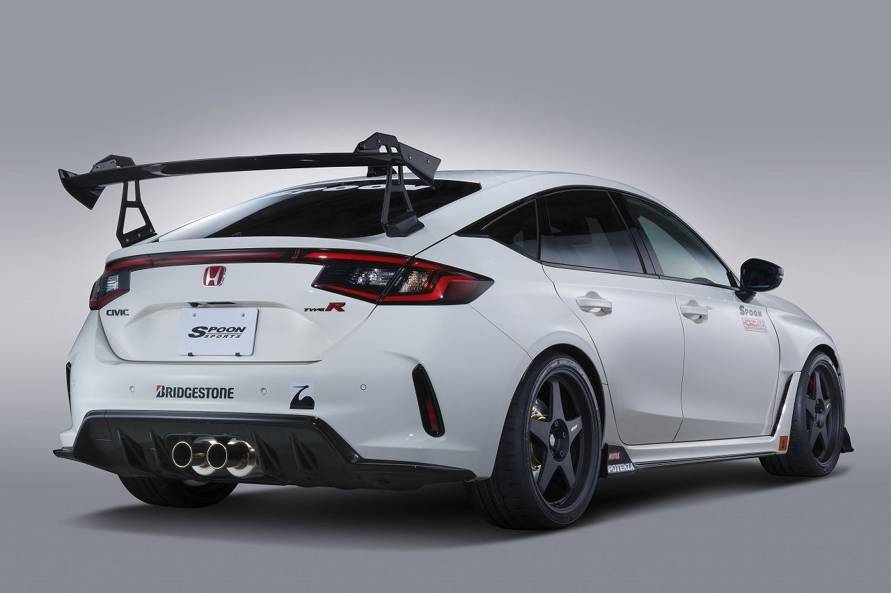 Spoon Crane Neck Wing Carbon - 2023+ Honda Civic Type R FL5