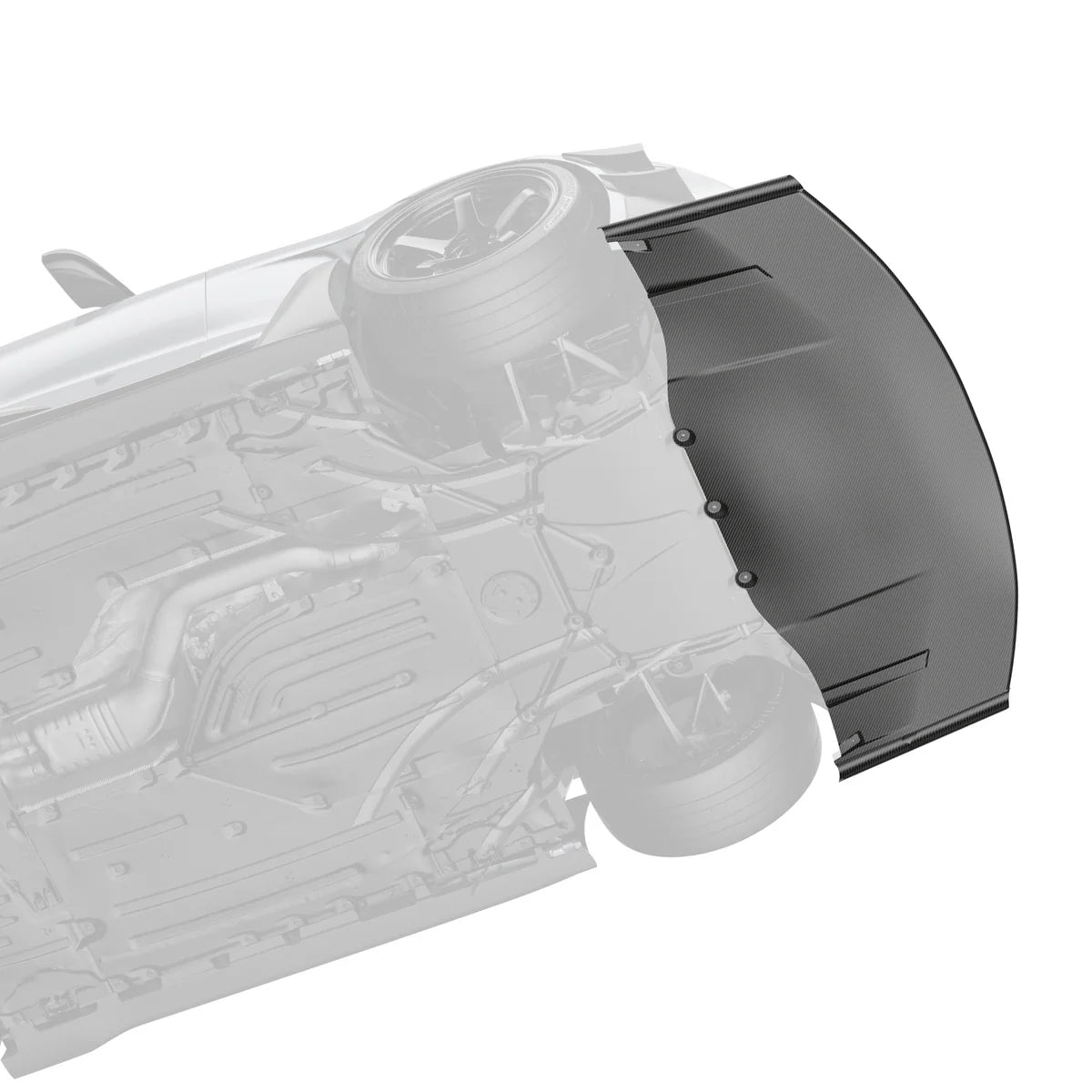 ADRO Racing Division Toyota GR Supra ARD Prepreg Race Splitter (Stock Bumper)