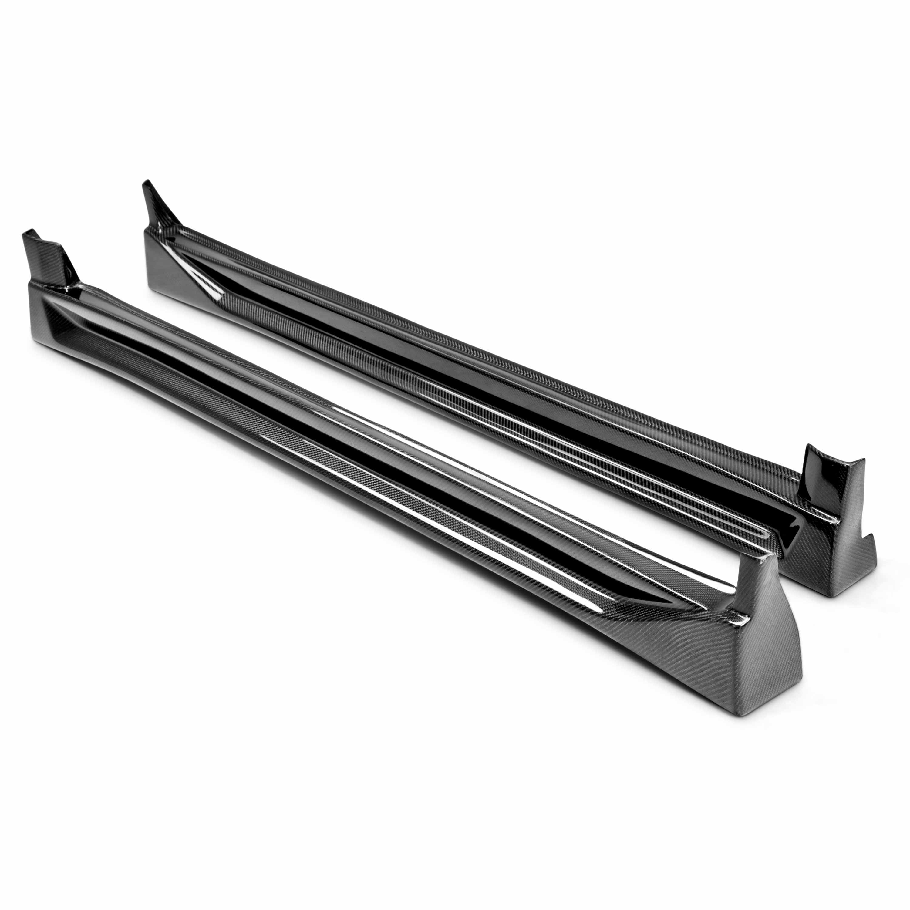 Seibon CW-Style Carbon Fiber Side Skirts - 2004-2005 Subaru Impreza / WRX
