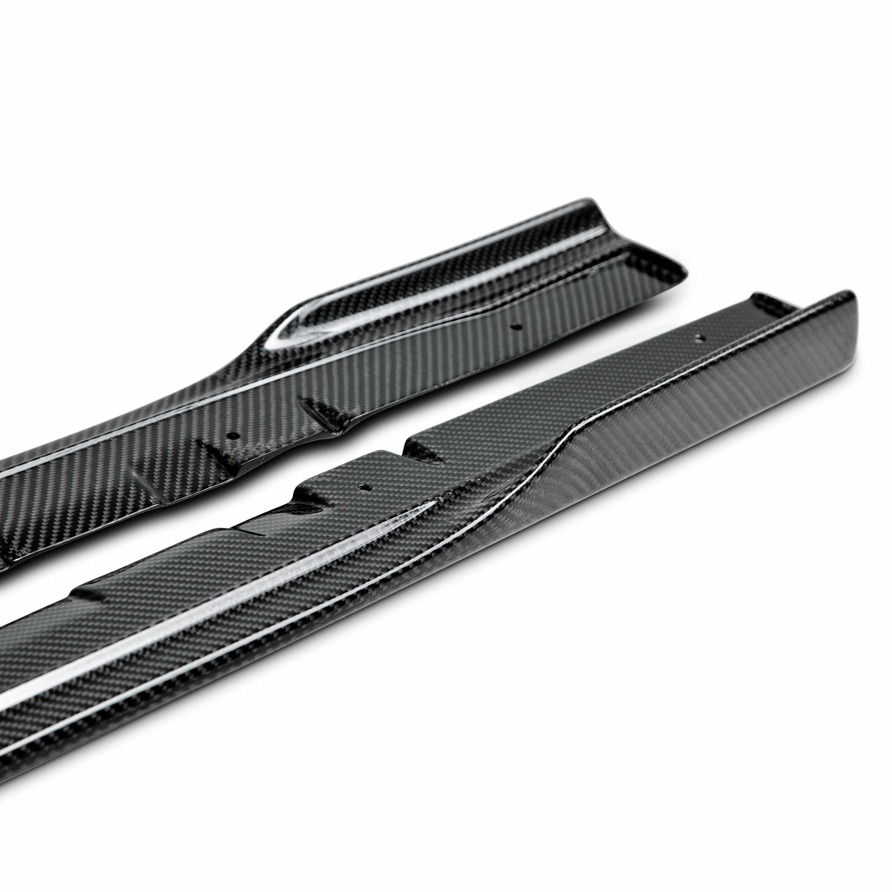 Seibon MB-Style Carbon Fiber Side Skirts - 2015-2021 Subaru WRX/STI