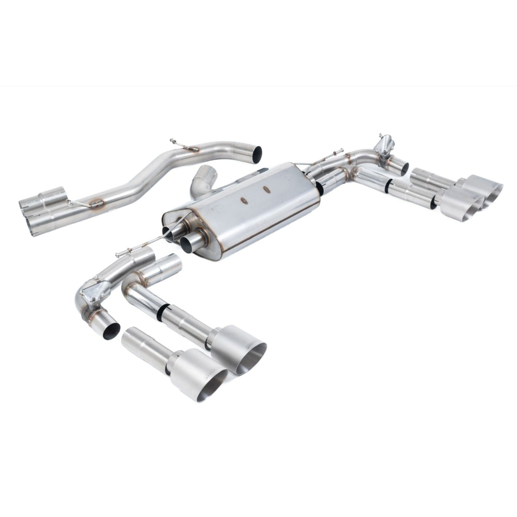 Milltek Sport Part-Resonated Cat-Back Exhaust System - 2020+ Audi 8Y S3