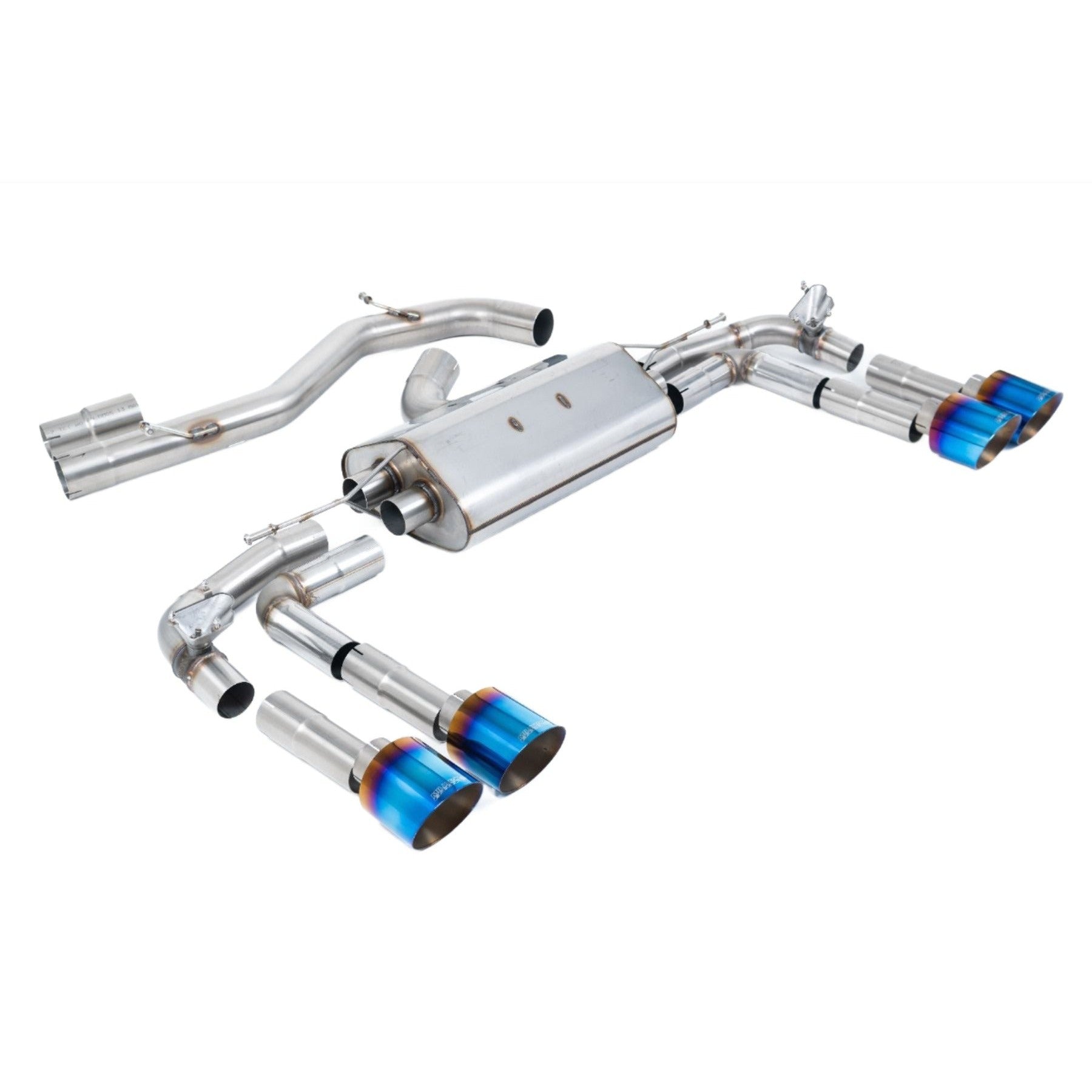 Milltek Sport Part-Resonated Cat-Back Exhaust System - 2020+ Audi 8Y S3