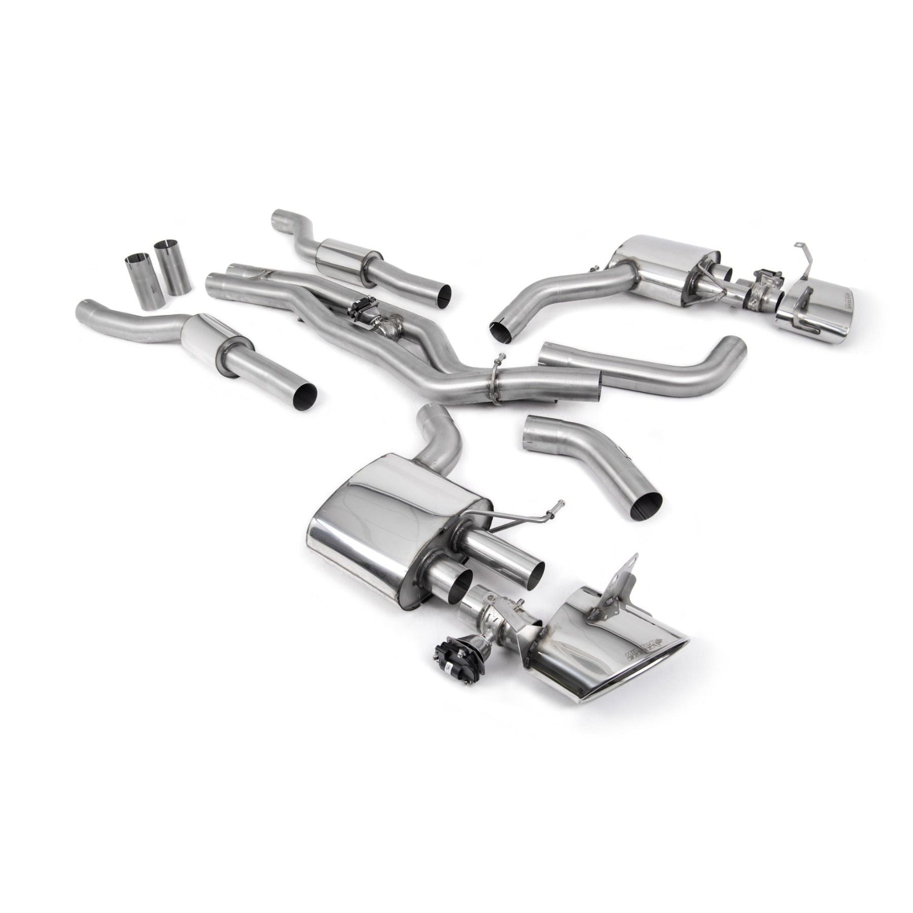 Milltek Sport Resonated Cat-Back Exhaust System - 2020-2024 Audi C8 RS6/RS7