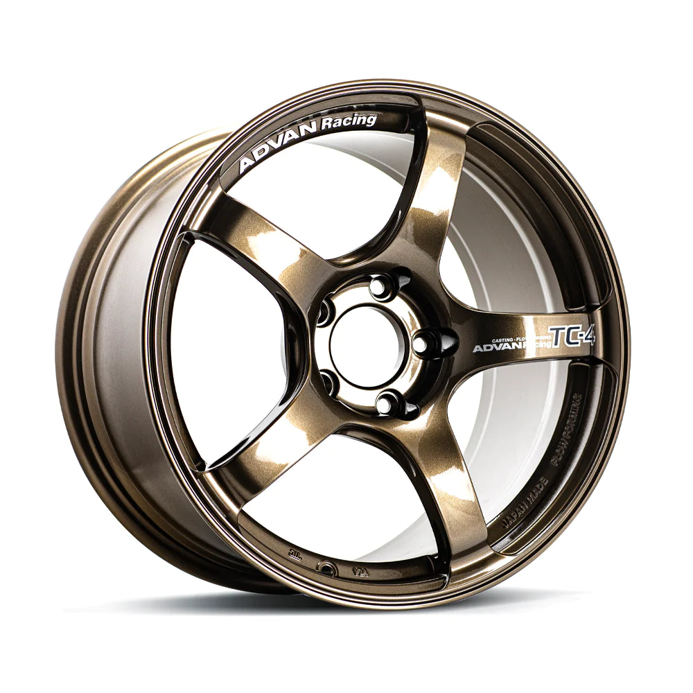Yokohama Wheel ADVAN Racing TC-4 - 17x9.5 / 5x114.3 / +50 - Umber Bronze Metallic & Ring (AP1/AP2 S2000)