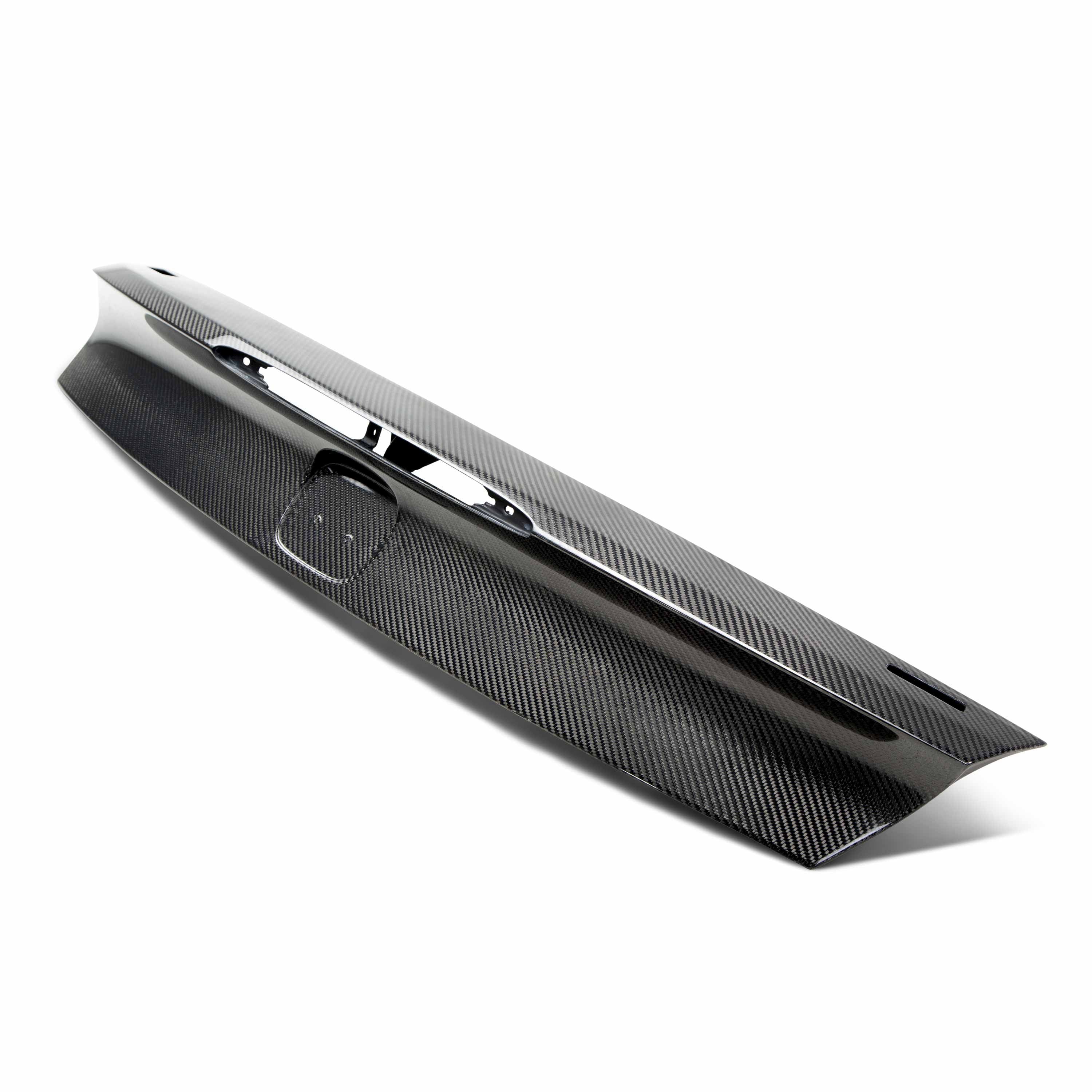 Seibon OE-Style Carbon Fiber Trunk Garnish - 2014-2015 Honda Civic 2DR Si