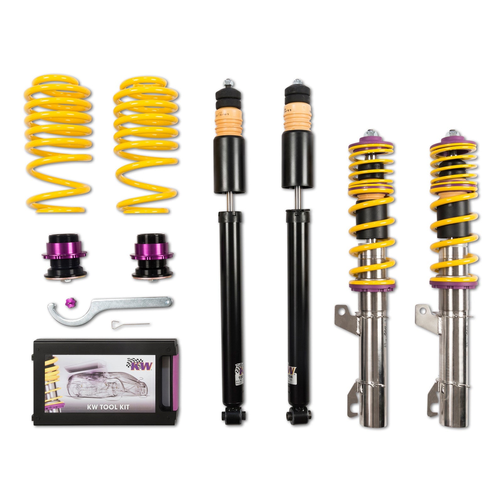 KW V1 Coilover Kit - 2008-2013 BMW M3 (E93) Convertible equipped with EDC