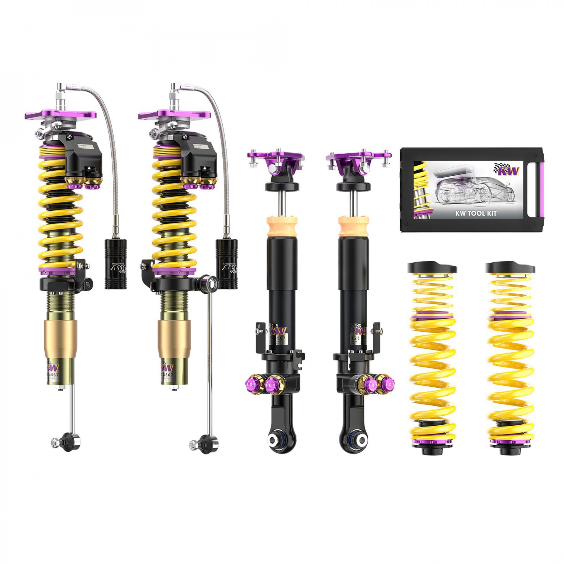 KW V5 Clubsport Coilover Kit - 2023 BMW M4 CSL (G82); 2WD