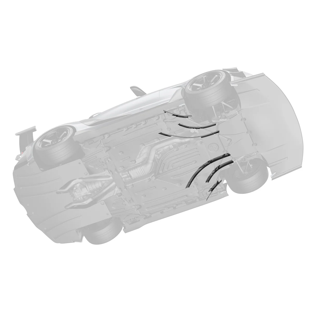 ADRO Racing Division Toyota GR Supra ARD Prepreg Race Undervanes
