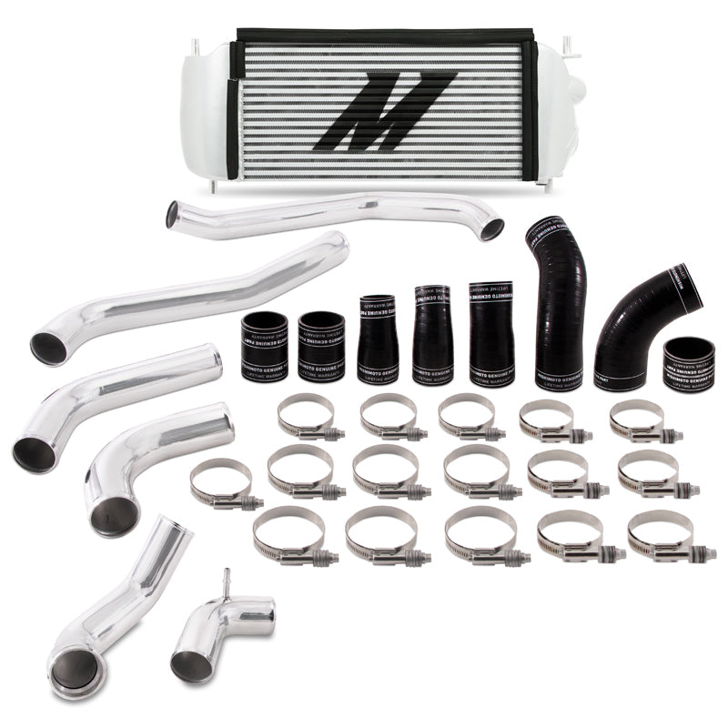 Mishimoto 2017+ Ford F150 3.5L EcoBoost Performance Intercooler Kit - Silver Cooler Polished Pipes - T1 Motorsports